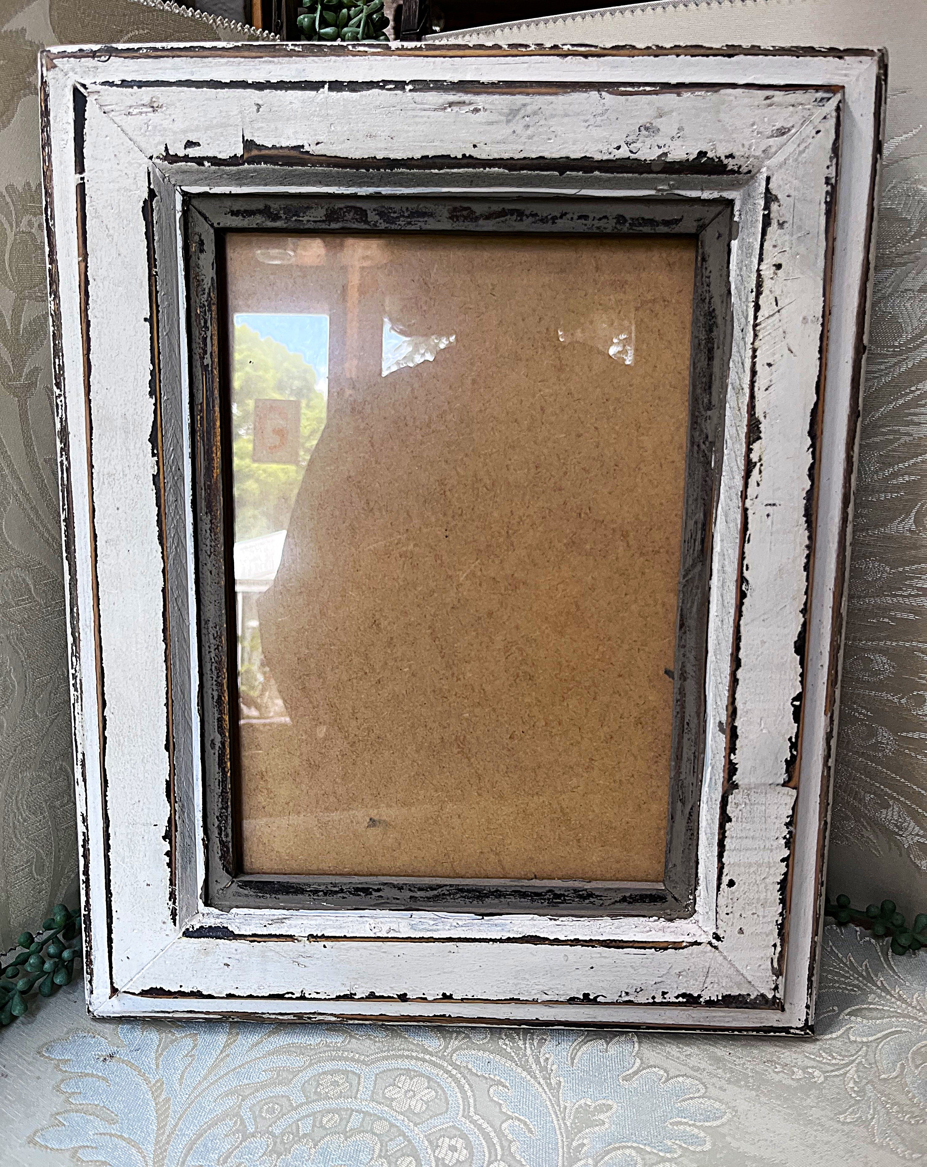 Frames: Luna Designs Reclaimed White Wood Picture Frames, 2