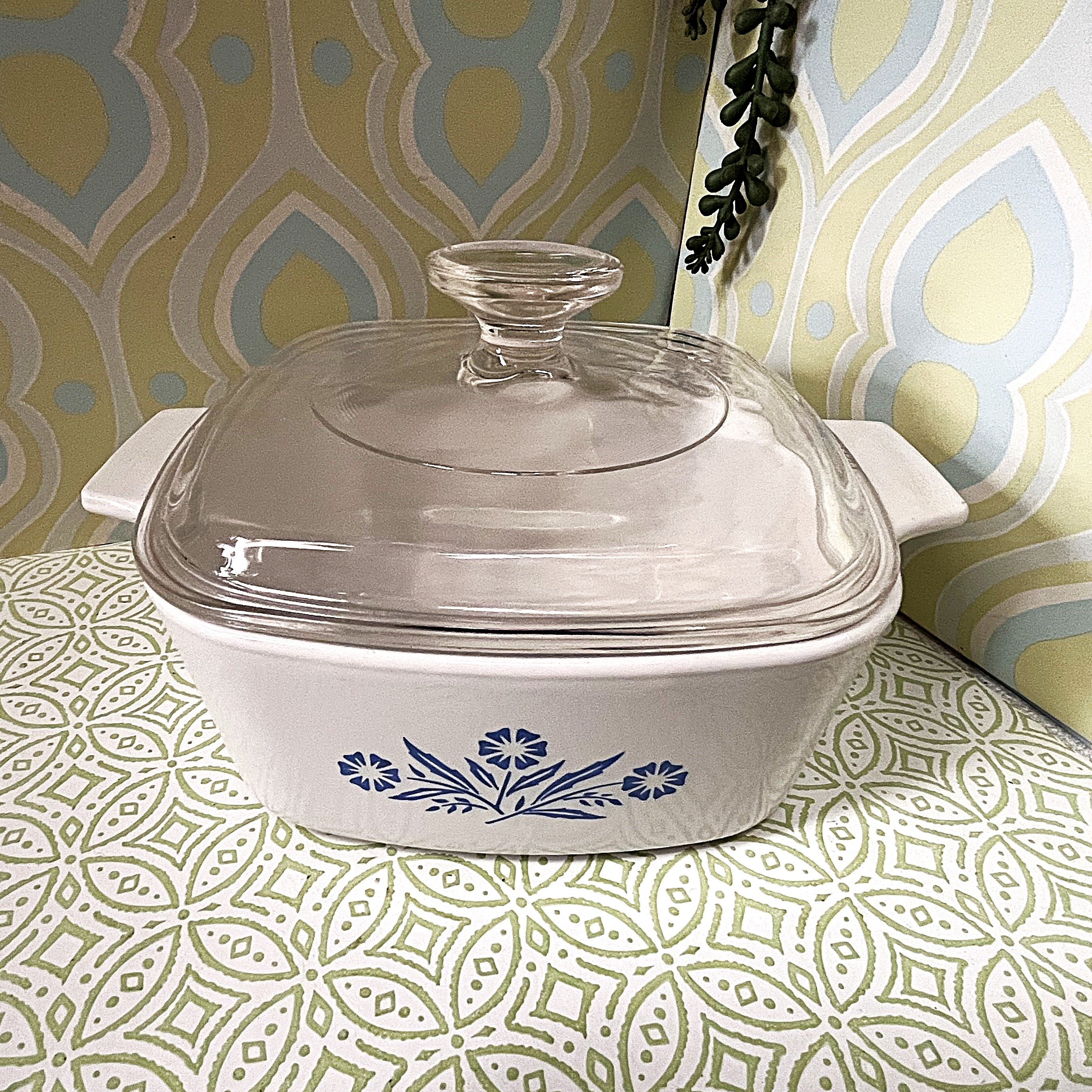 CorningWare: Blue Cornflower: P-1.5-B Lidded Casserole