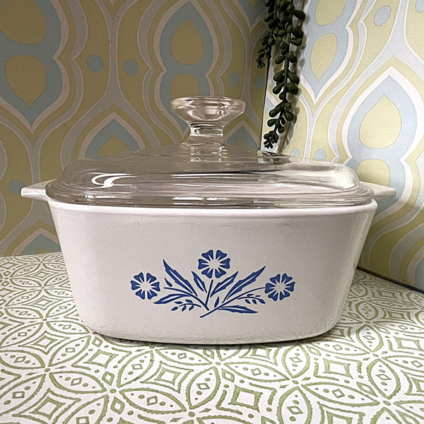 CorningWare: Blue Cornflower: P-1.5-B Lidded Casserole