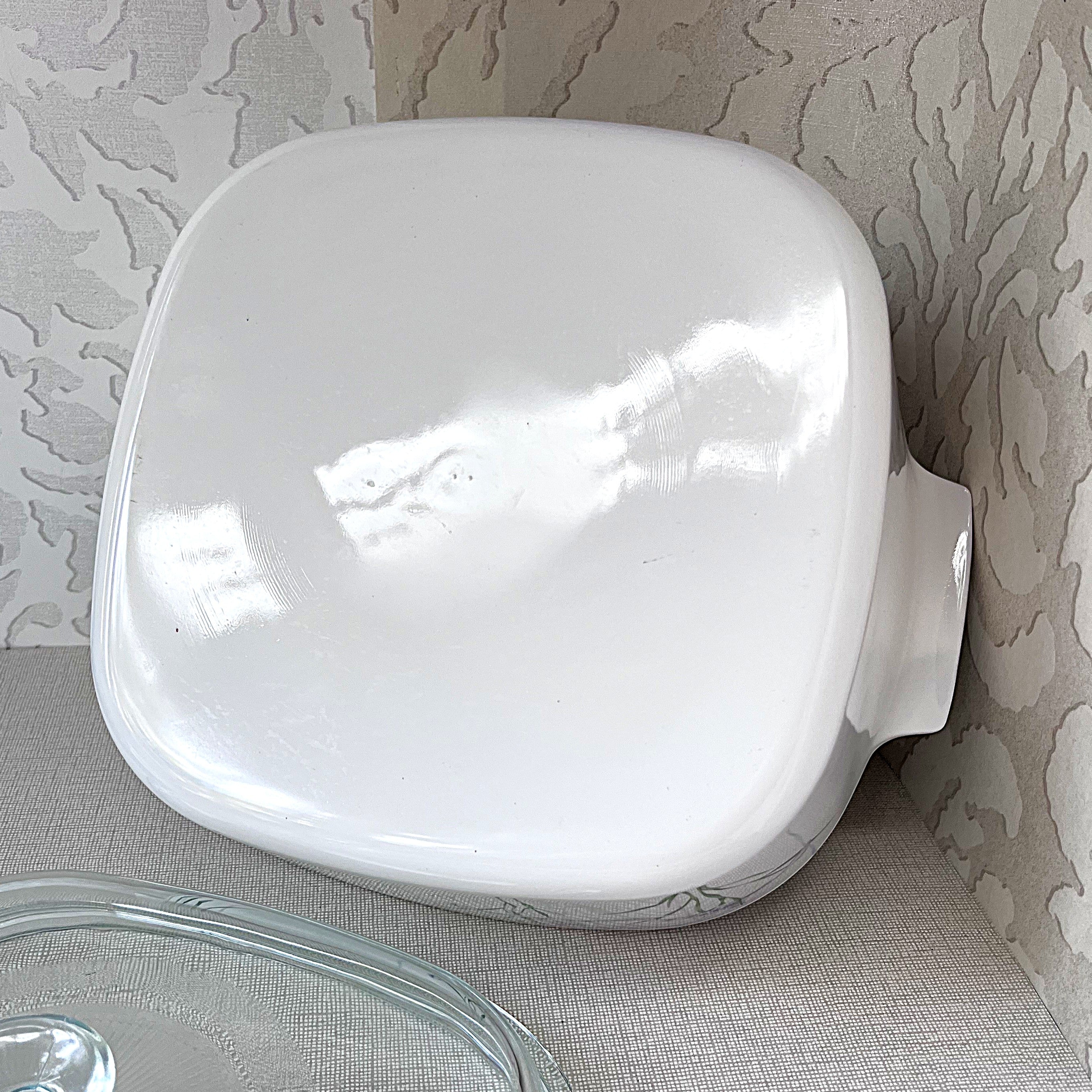 CorningWare: Purple Shadow Iris: A-5-B Lidded Casserole
