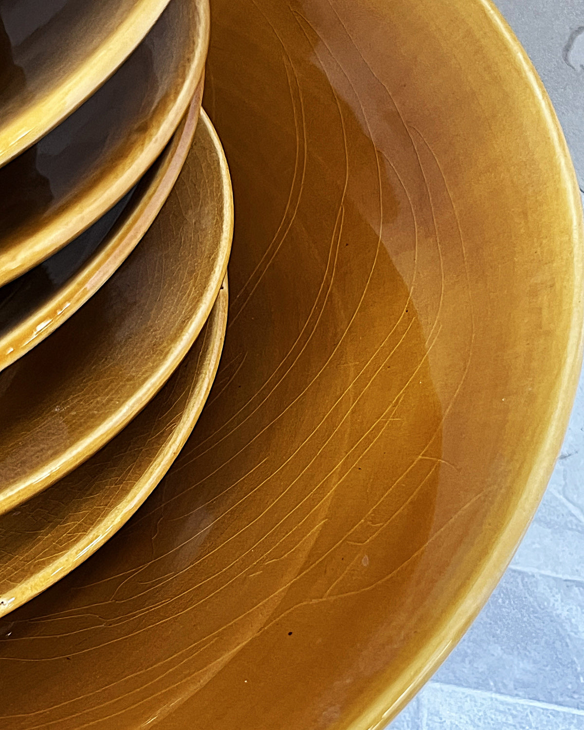 Master Potter: Anthony Shapiro - Signed Studio Pottery Salad Set