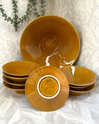 Master Potter: Anthony Shapiro - Signed Studio Pottery Salad Set