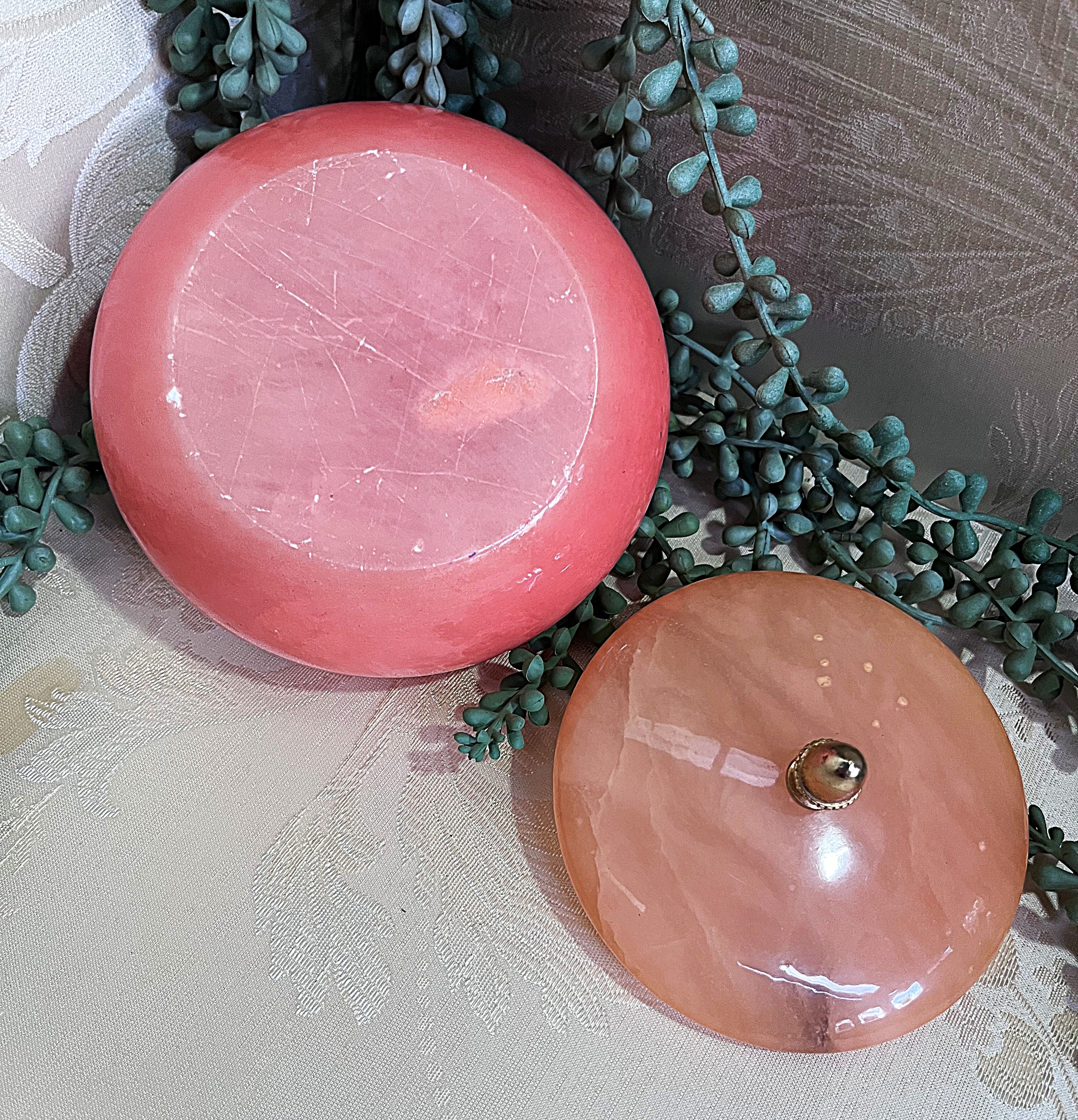 Vanity Jar: Alabaster Vanity Jar