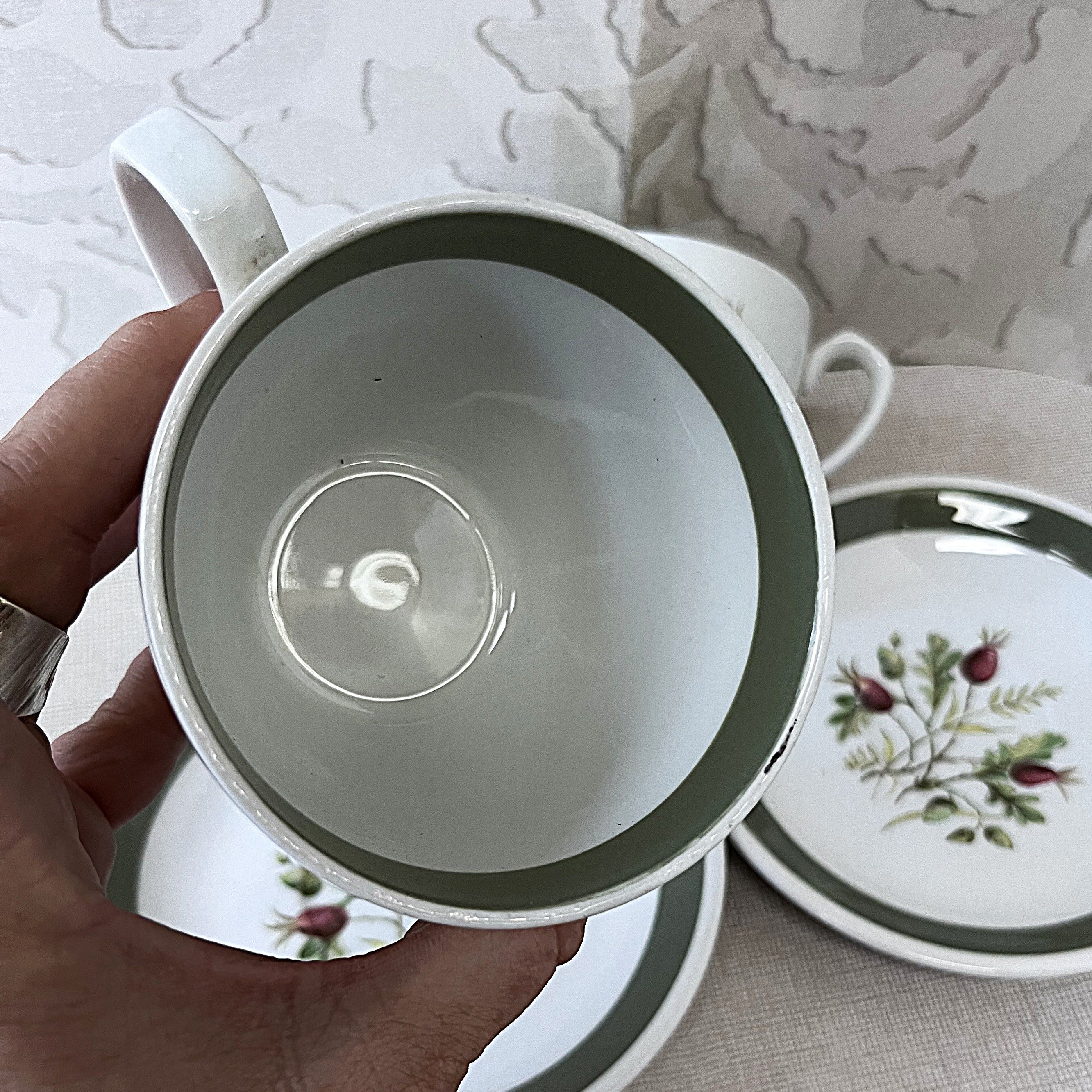 High Tea: Alfred Meakin Autumn Rose Teacup Duos, 2