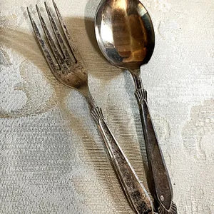Cutlery: Art Deco Dessert Service, Set of 16