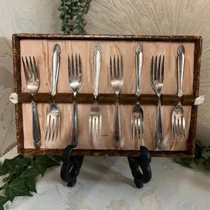 Cutlery: Art Deco Dessert Service, Set of 16