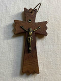 Spiritual Artifacts: Antique 1920s French Monk Rosary Crucifix