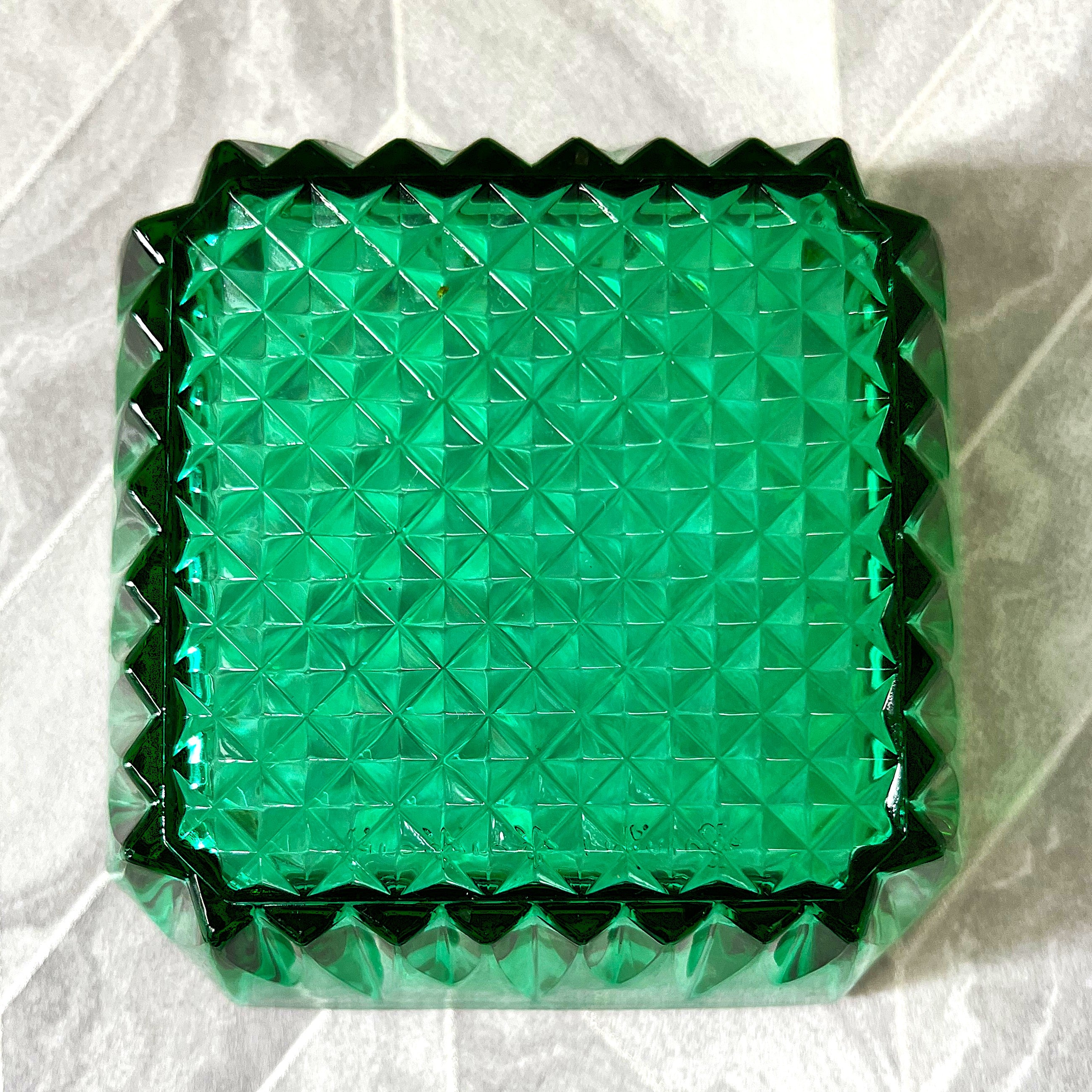 Arcoroc: Appetizer Bowls & an Ashtray, Emerald Green