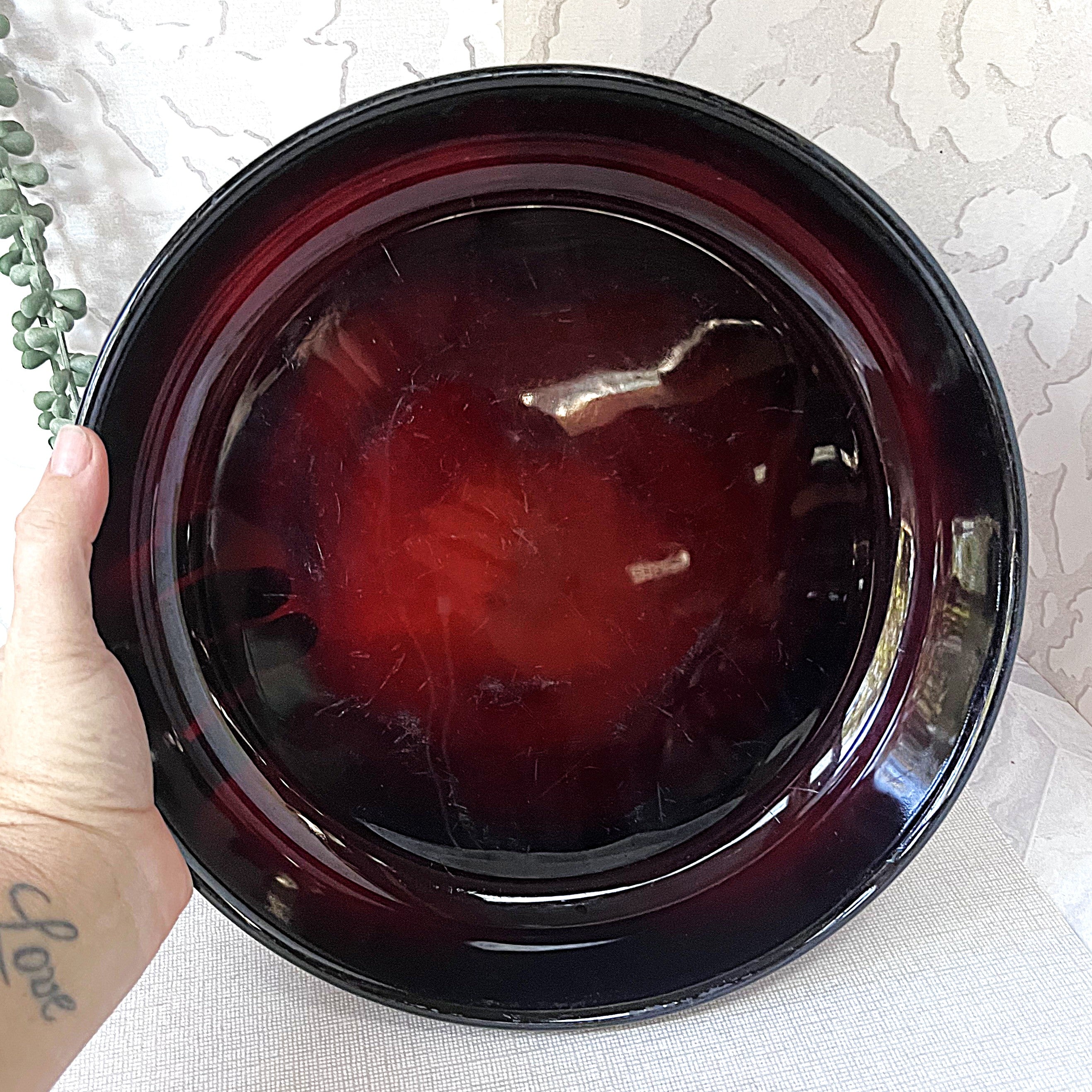 Arcoroc: Sierra Ruby Red Rouge Bowl, Shallow
