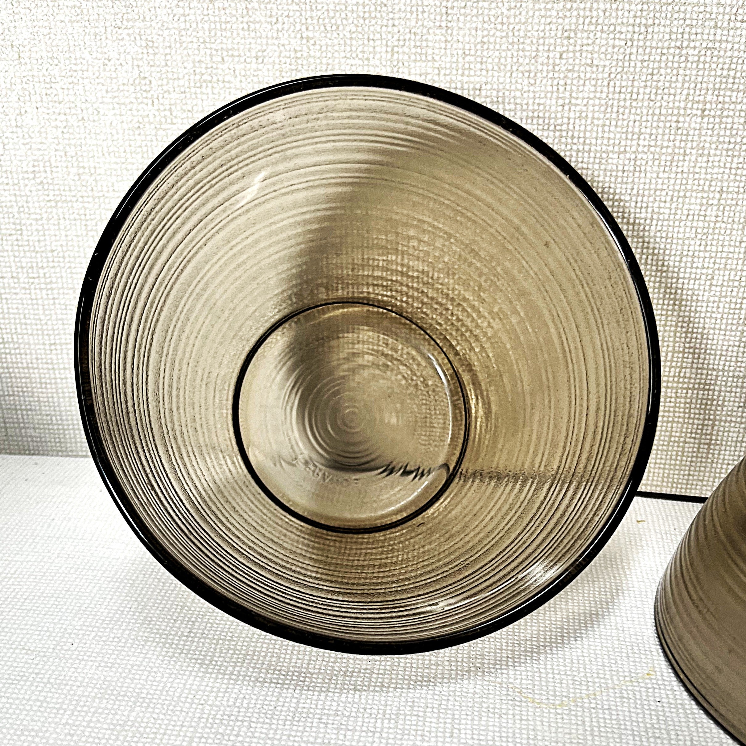 Arcoroc: Smoked Glass Beehive Bowls