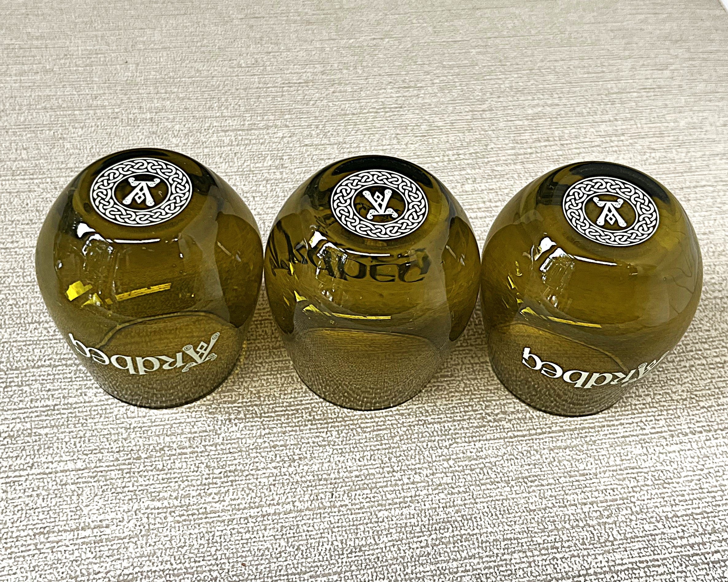 Drinkware: Ardbeg Shortie Whisky Tasting Glasses, Set of 3