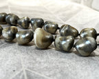 Jewellery: South Pacific Heavy Baroque Mother-of-Pearl Hand-Knotted 80cm Opera Strand