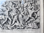 Original Prints: Antique c.1672 Pietro Santi Bartoli Trajan's Column, Plate 52