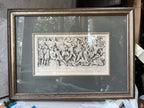 Original Prints: Antique c.1672 Pietro Santi Bartoli Trajan's Column, Plate 52
