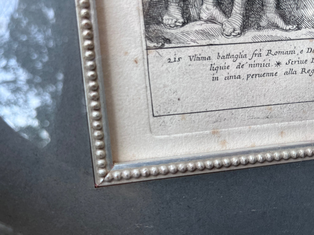 Original Prints: Antique c.1672 Pietro Santi Bartoli Trajan's Column, Plate 52
