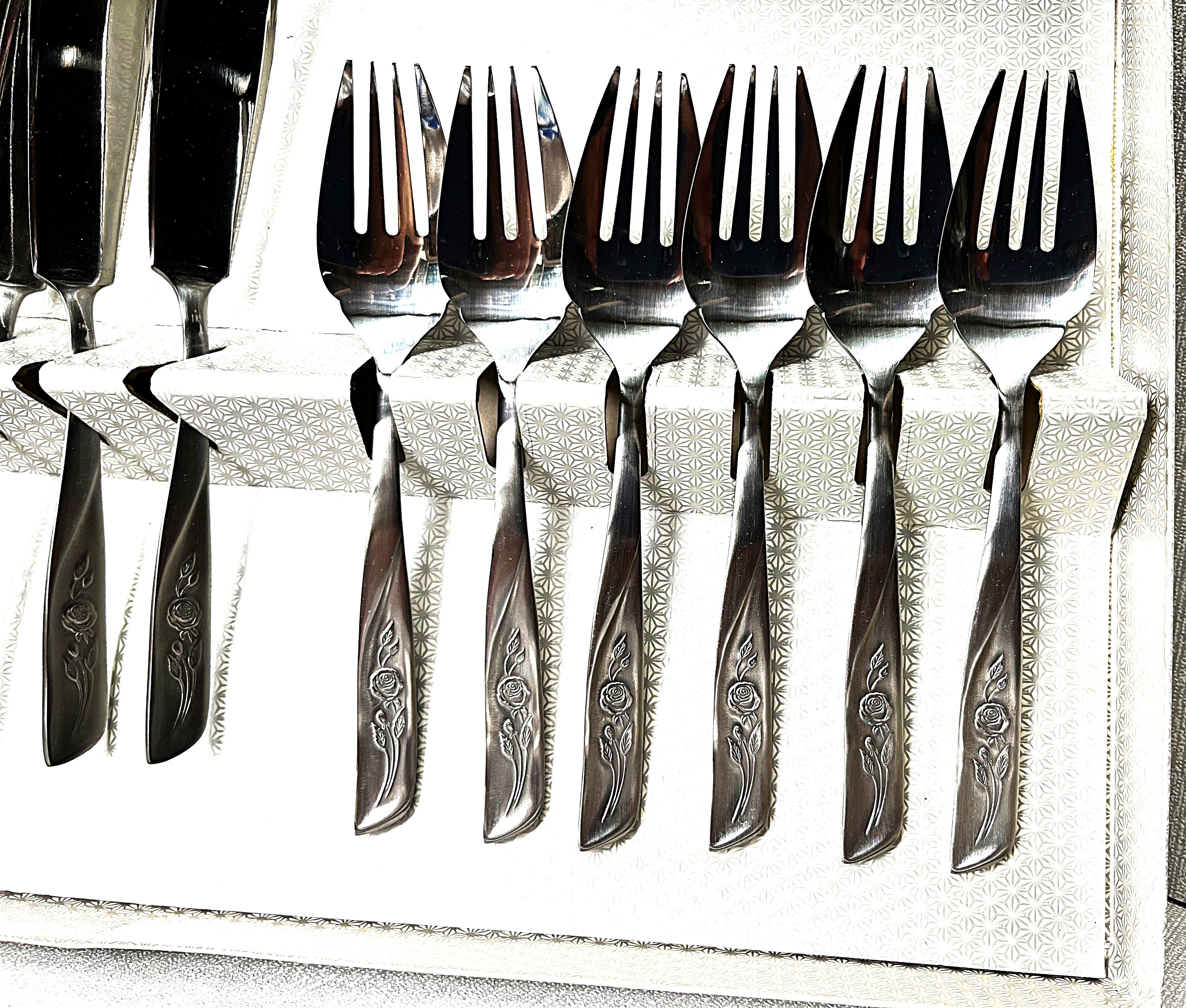 Cutlery Boxed: Fish Knives and Forks, Set of 6