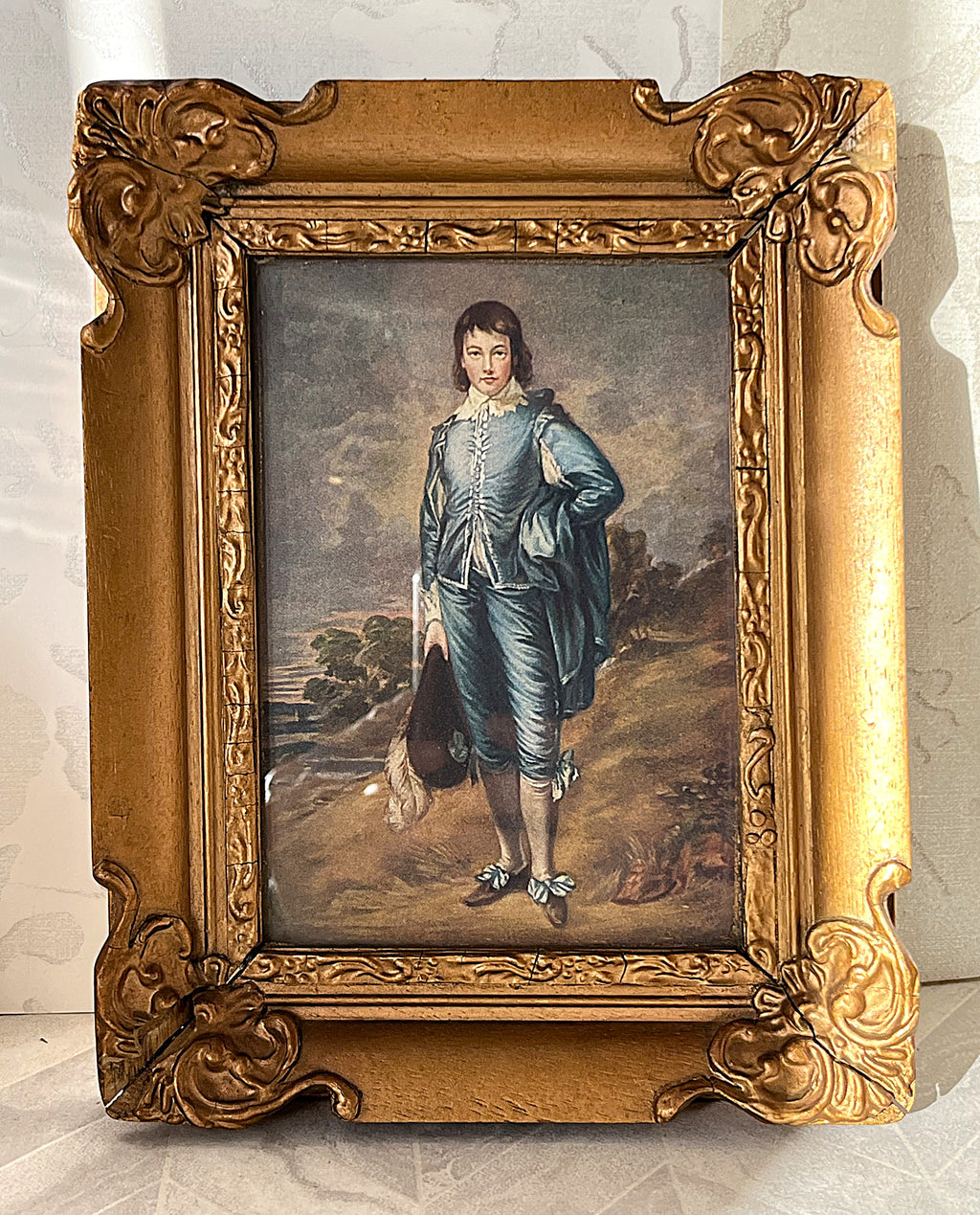Bookshelf Art: Thomas Gainsborough "The Blue Boy" Miniature Framed Print