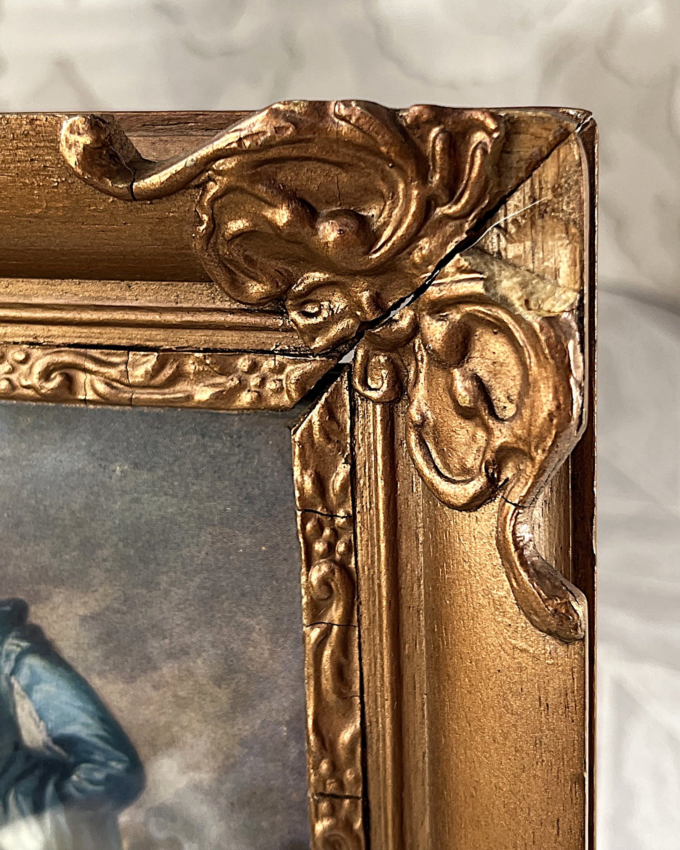 Bookshelf Art: Thomas Gainsborough "The Blue Boy" Miniature Framed Print