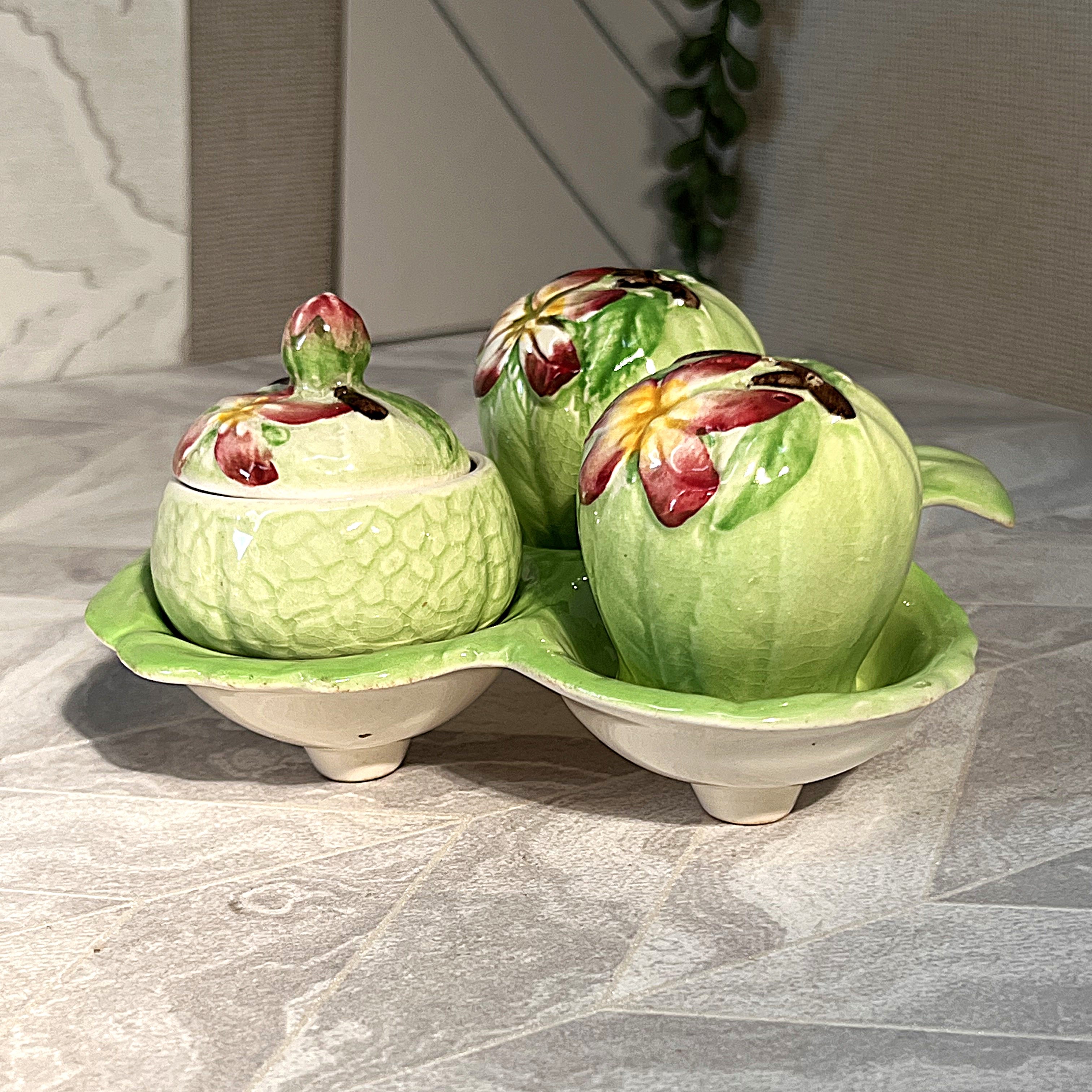 CarltonWare: Apple Blossom Cruet Set