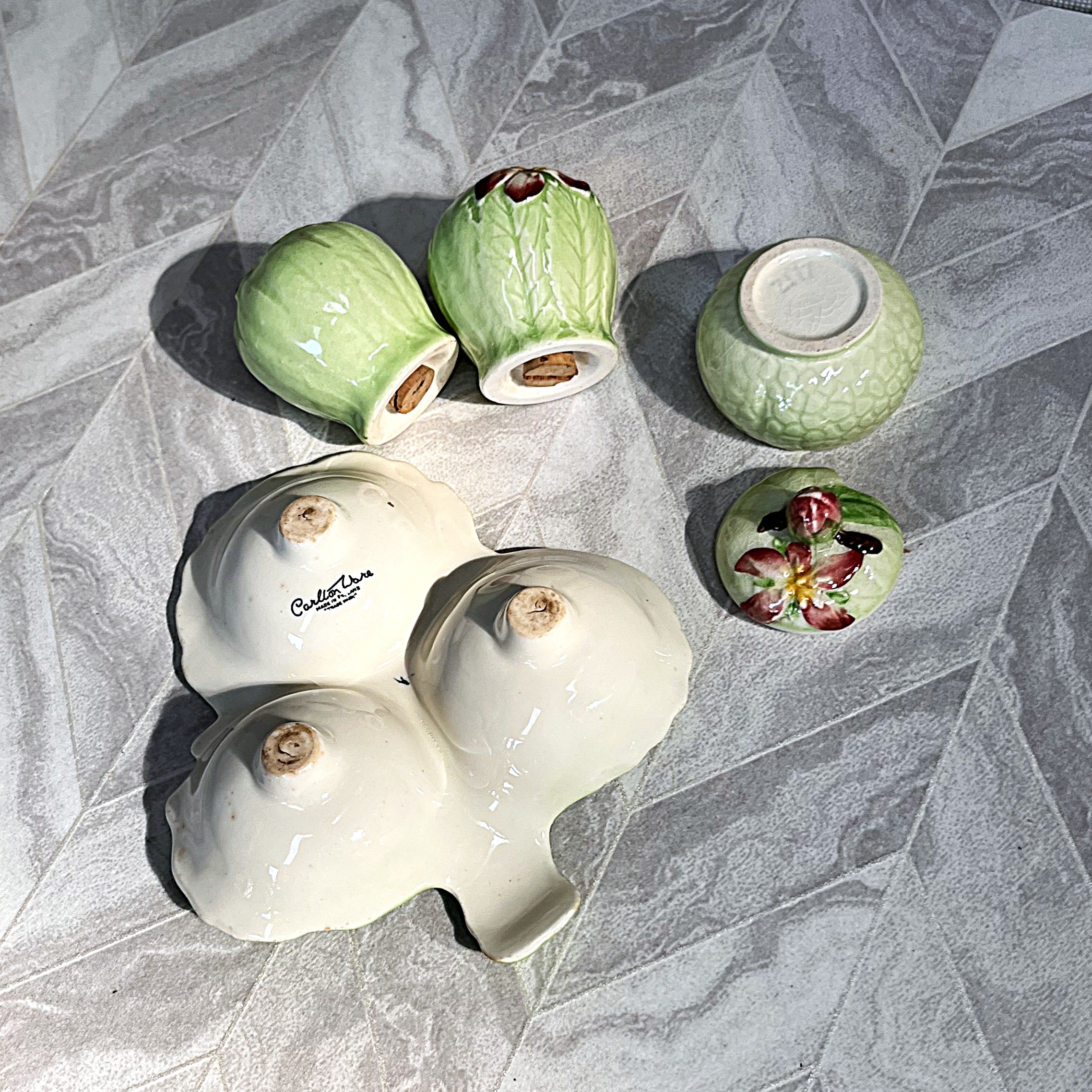 CarltonWare: Apple Blossom Cruet Set