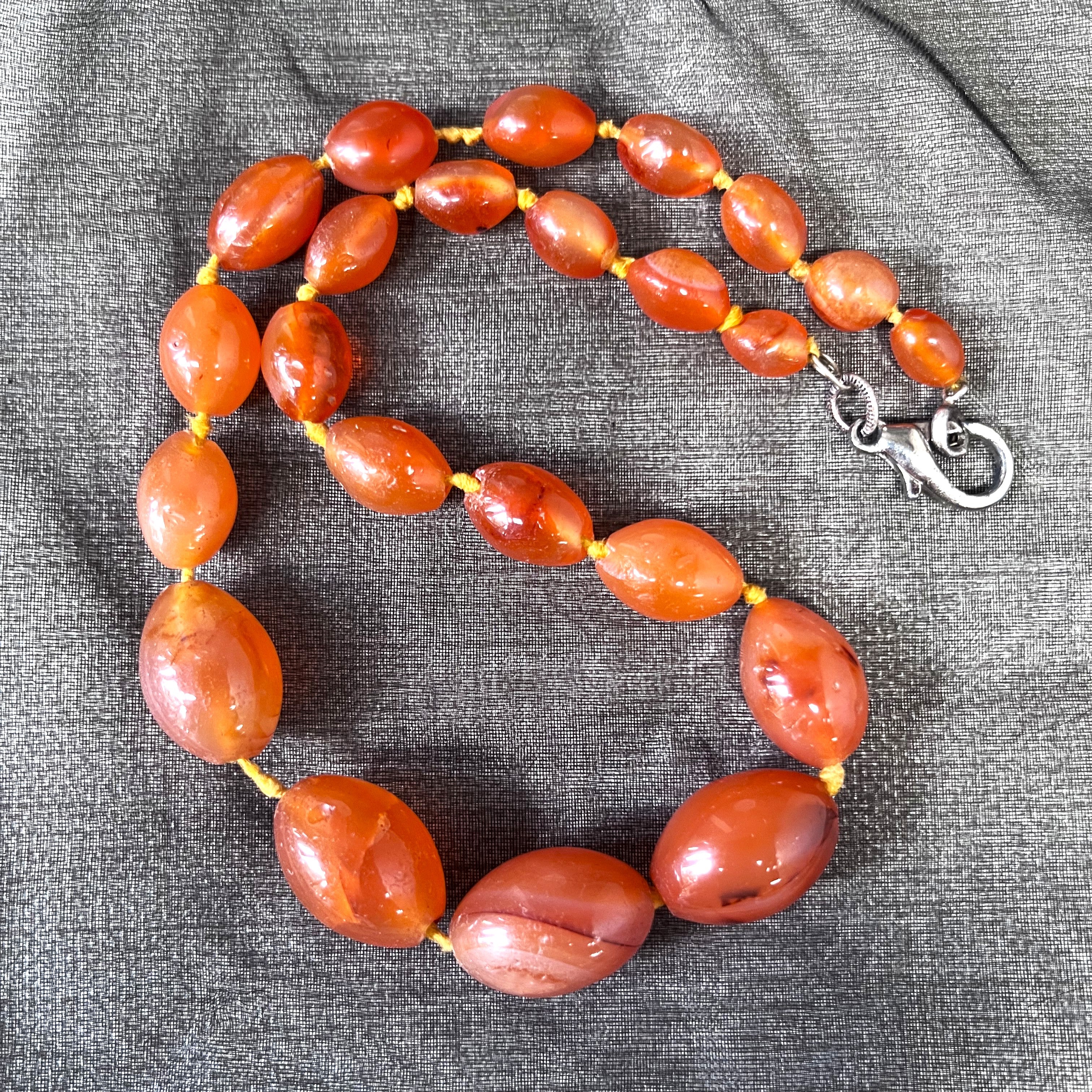 Jewellery: Carnelian Gemstone Necklace