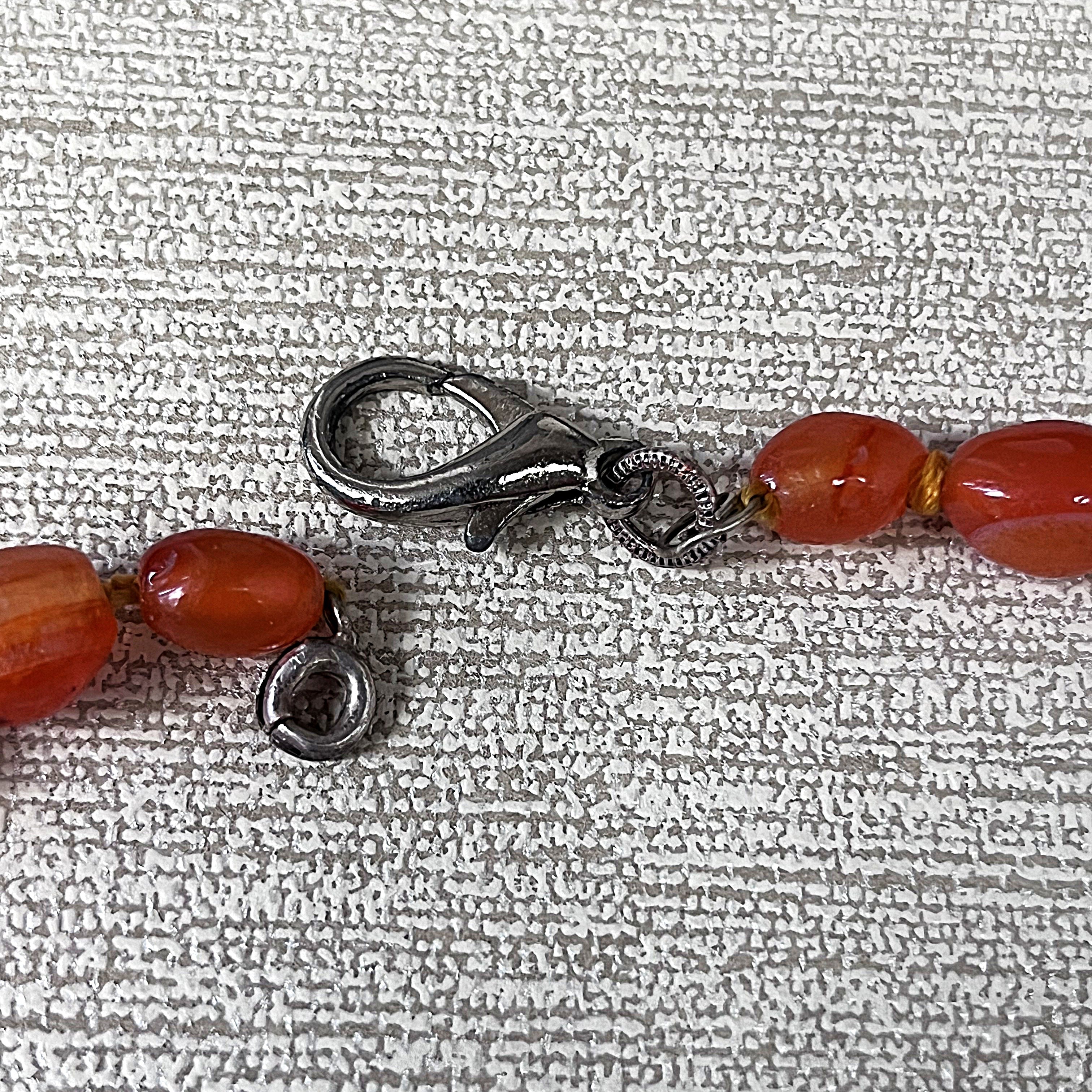 Jewellery: Carnelian Gemstone Necklace
