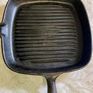 Cast Iron: Square Griddle Pan, Pair