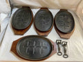 Cast Iron: Sizzling Steak Plates, Set of 4
