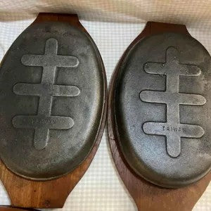 Cast Iron: Sizzling Steak Plates, Set of 4