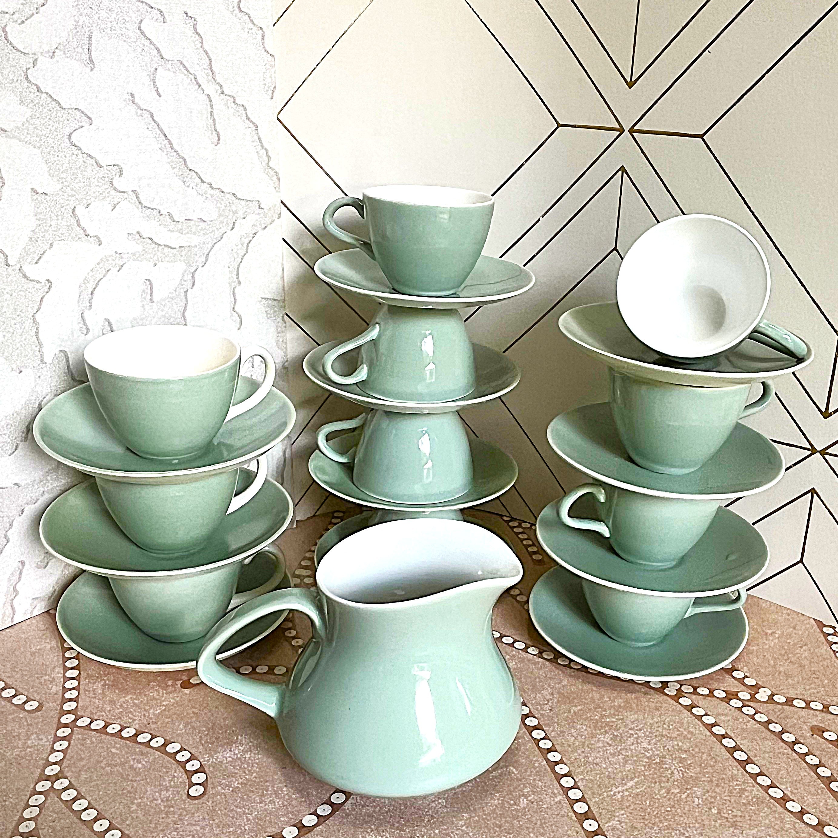 Coffee Tea Service: Poole Pottery Cameo Service, 26