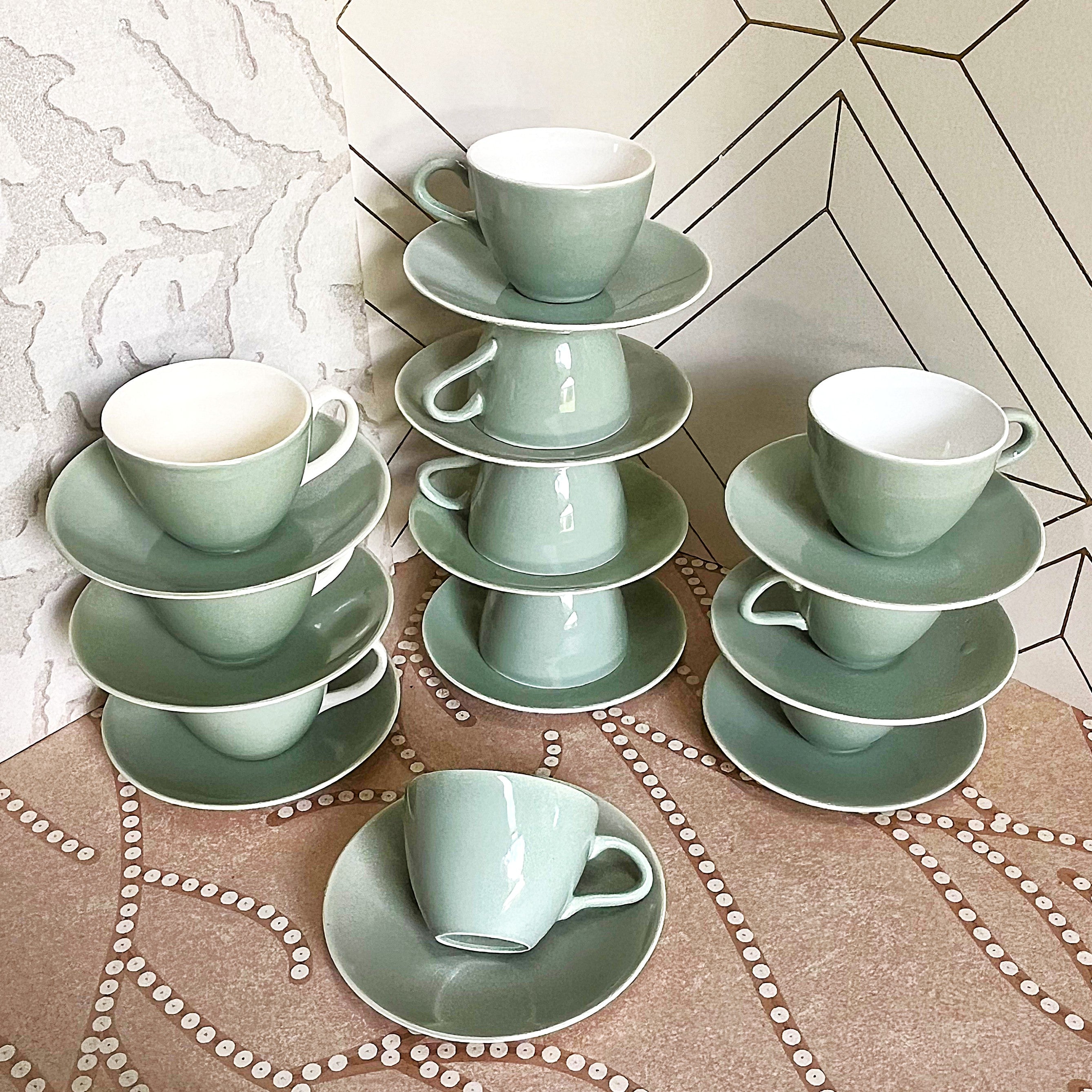 Coffee Tea Service: Poole Pottery Cameo Service, 26