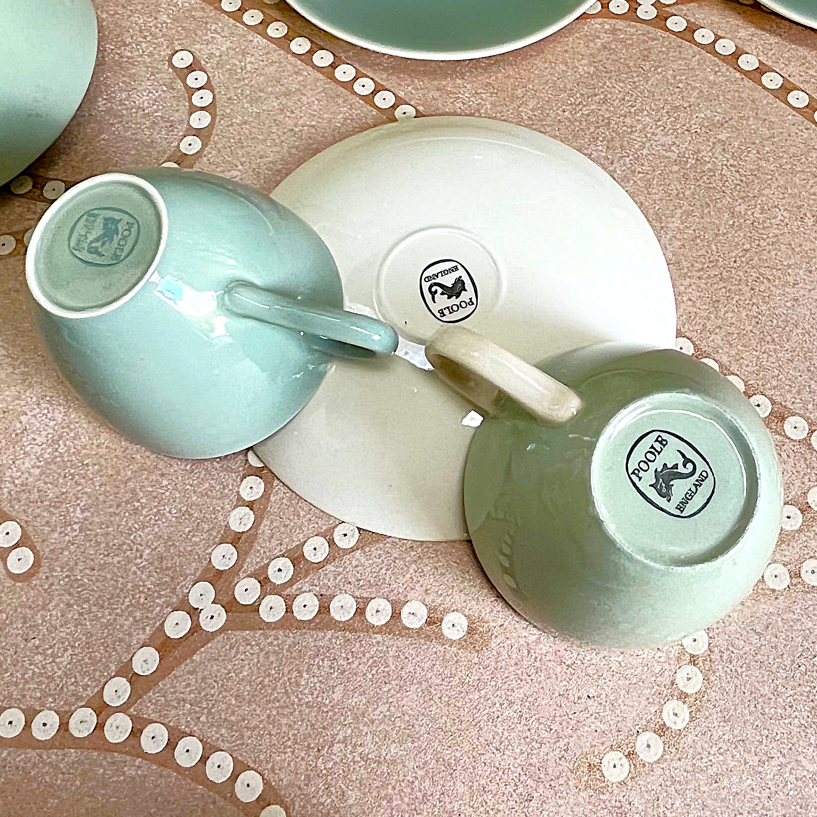 Coffee Tea Service: Poole Pottery Cameo Service, 26