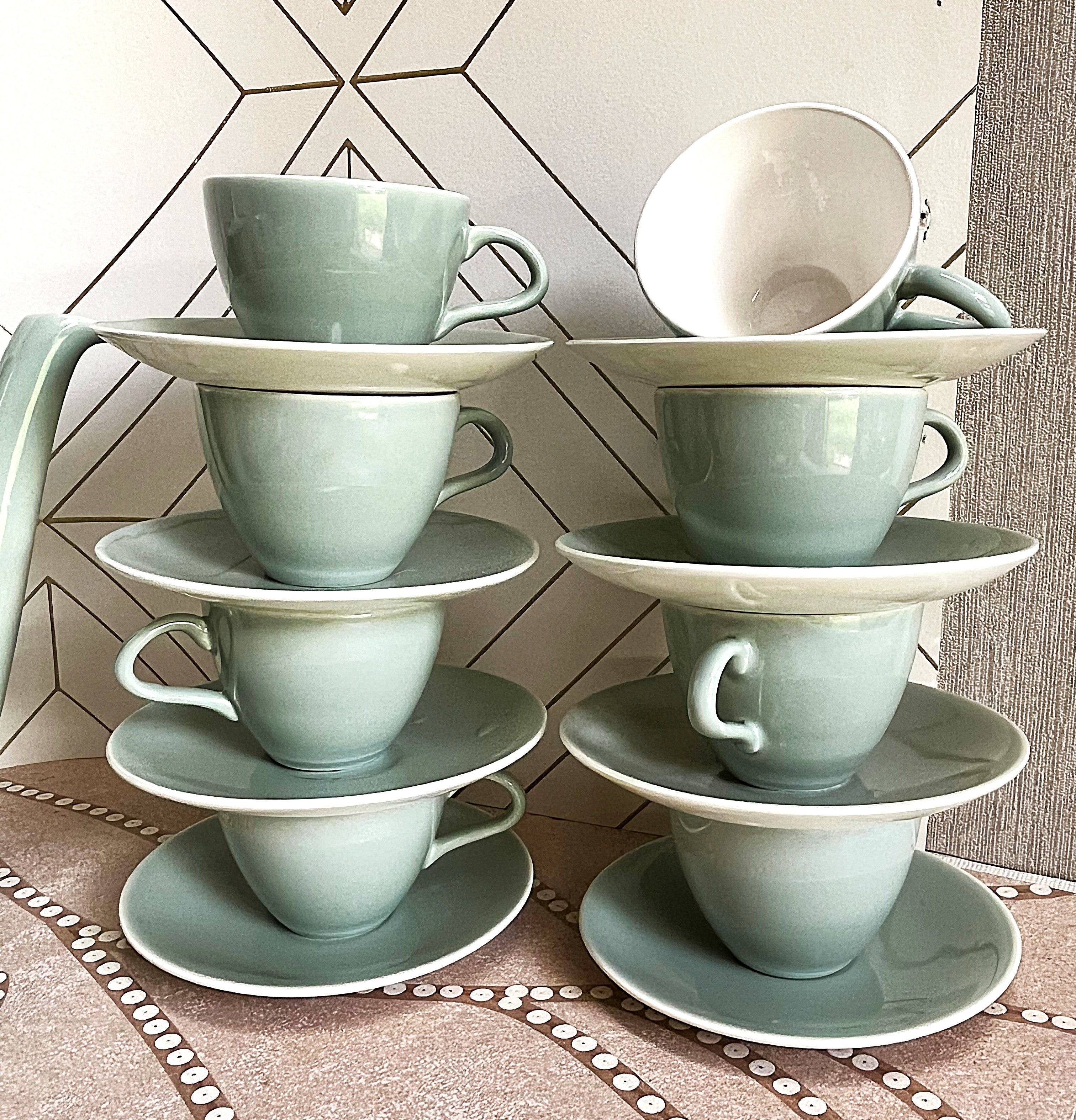 Coffee Tea Service: Poole Pottery Cameo Service, 26