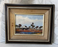 Wall Art: Impressionist South African Landscape Oil Painting by Charles van der Merwe, 1987