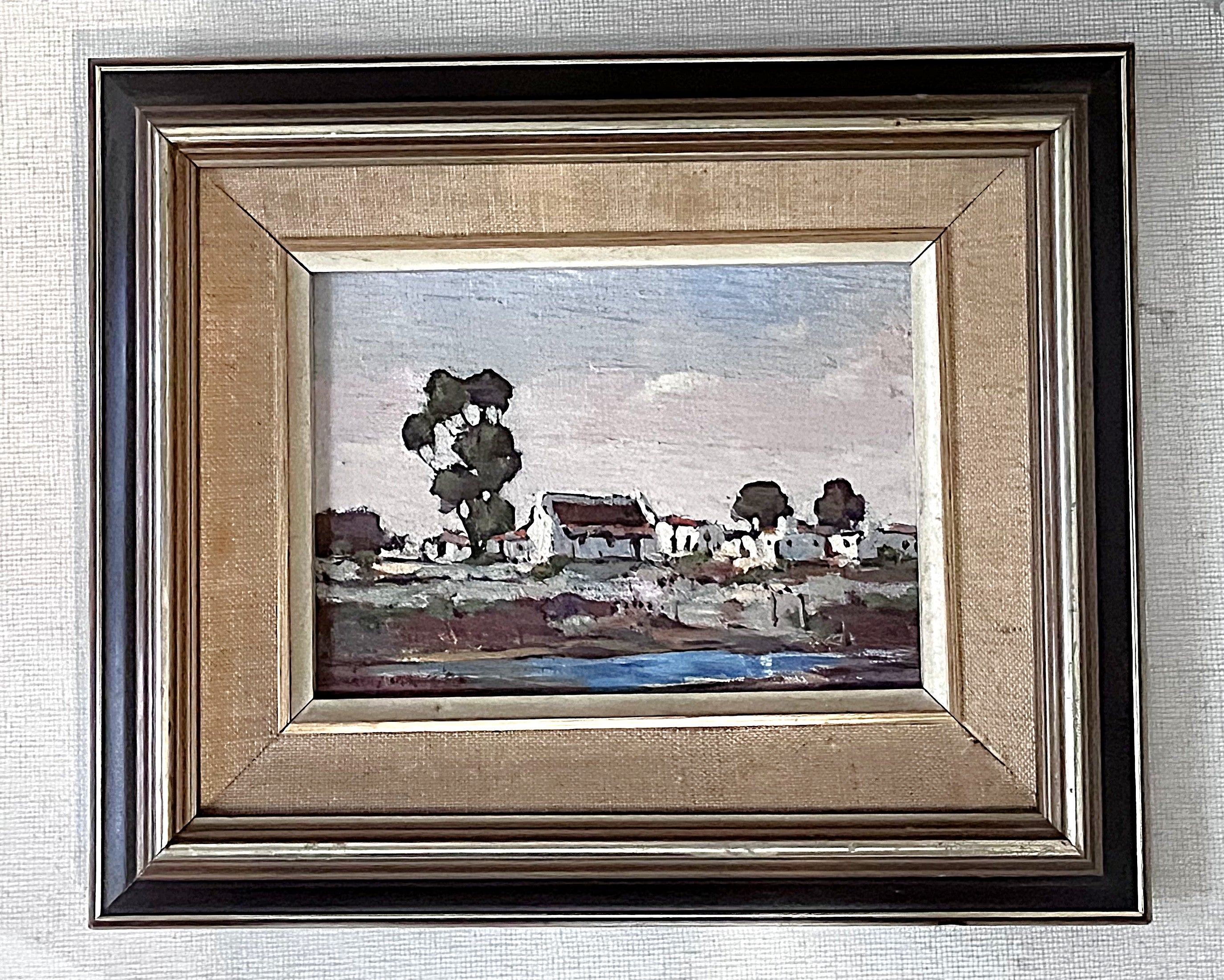 Wall Art: Impressionist South African Landscape Oil Painting by Charles van der Merwe, 1984