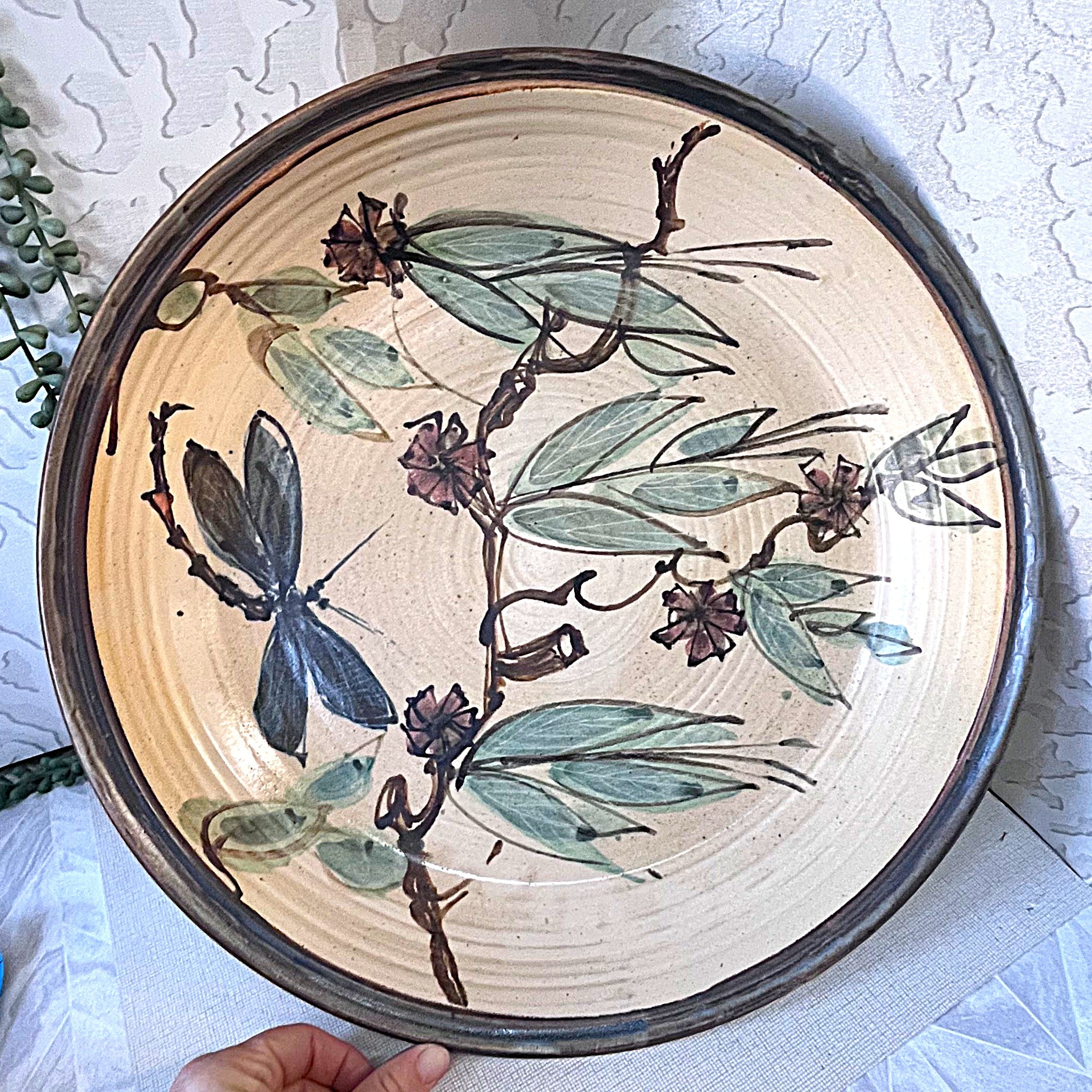 Master Potter: Chris Patton - Exhibition Scale Studio Pottery Charger