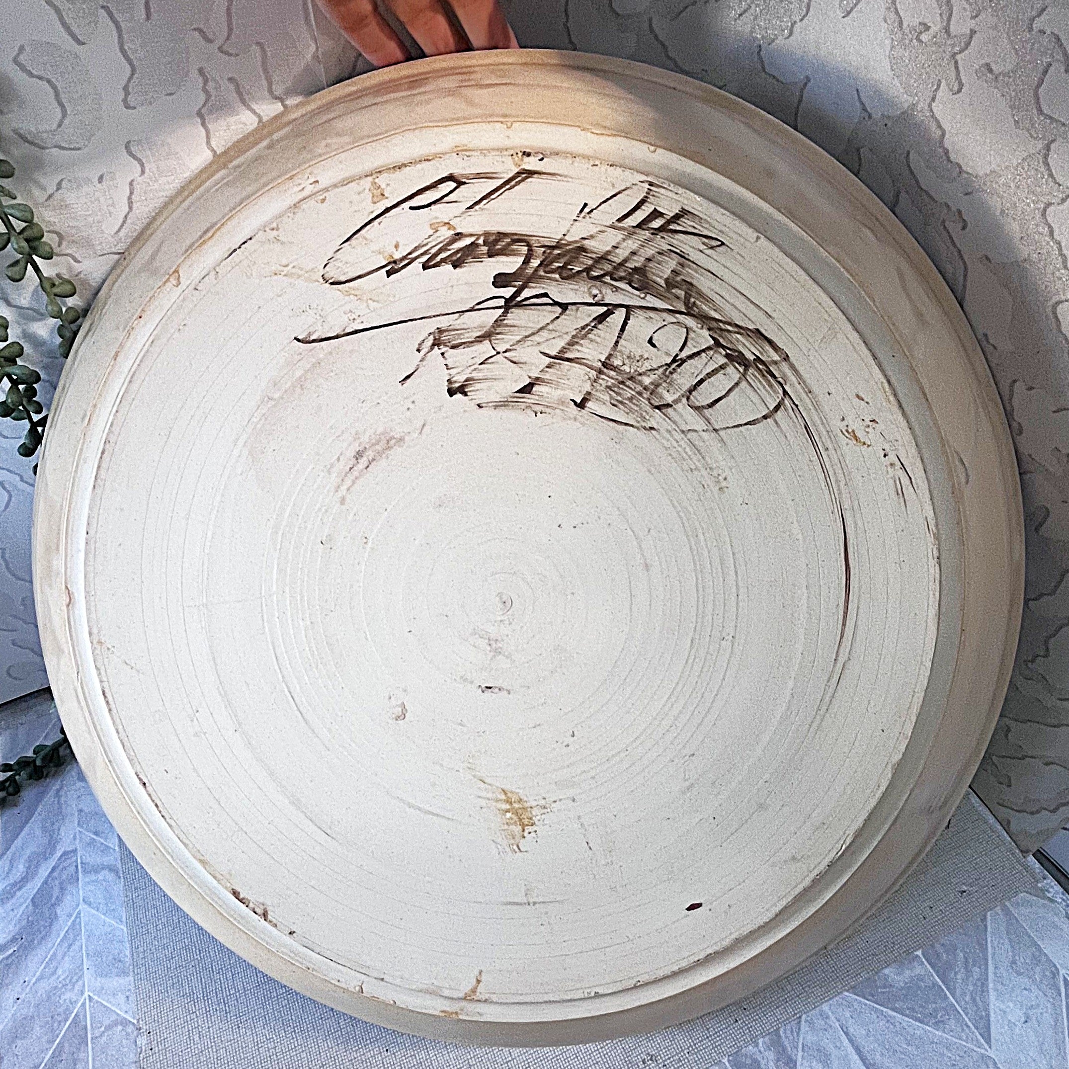 Master Potter: Chris Patton - Exhibition Scale Studio Pottery Charger