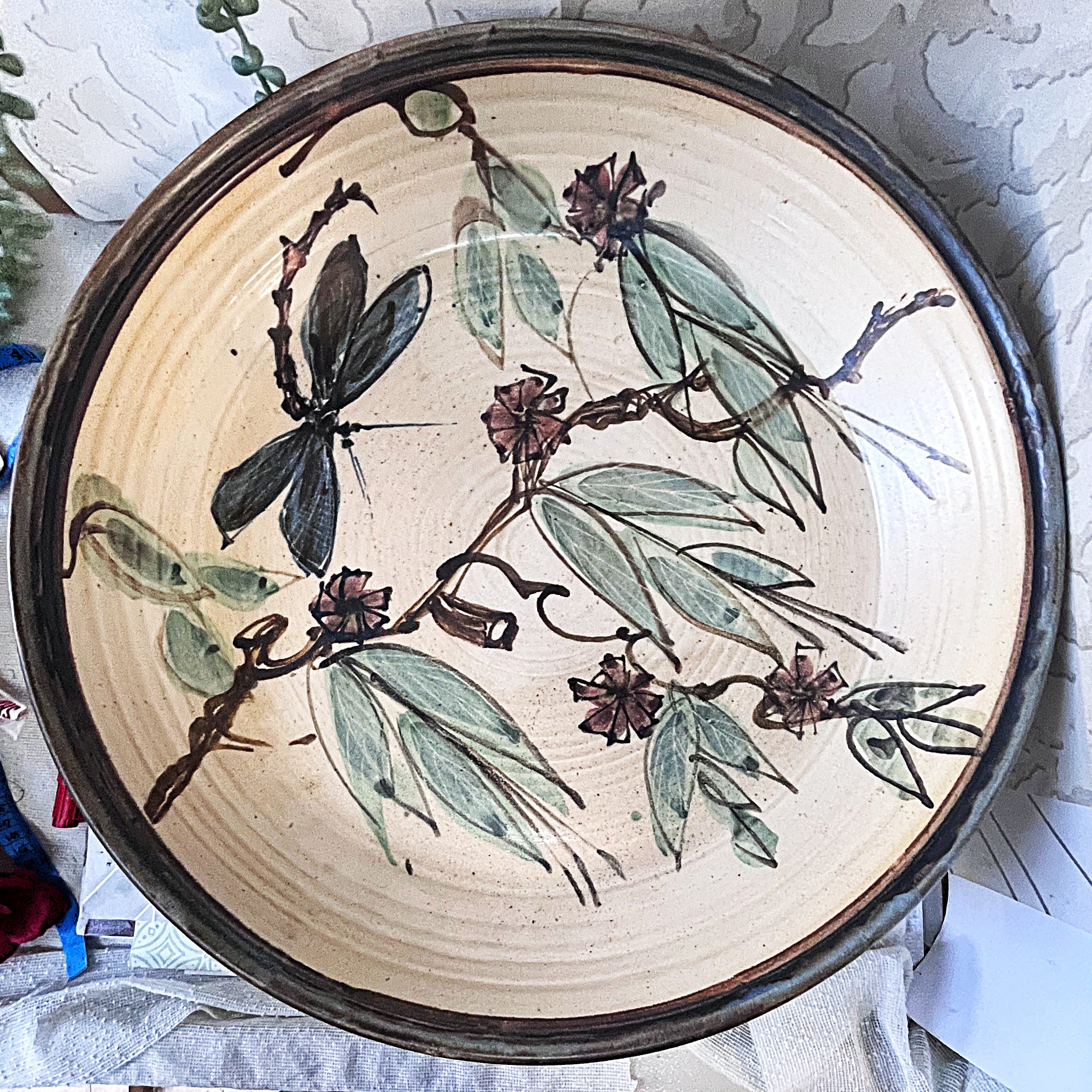 Master Potter: Chris Patton - Exhibition Scale Studio Pottery Charger