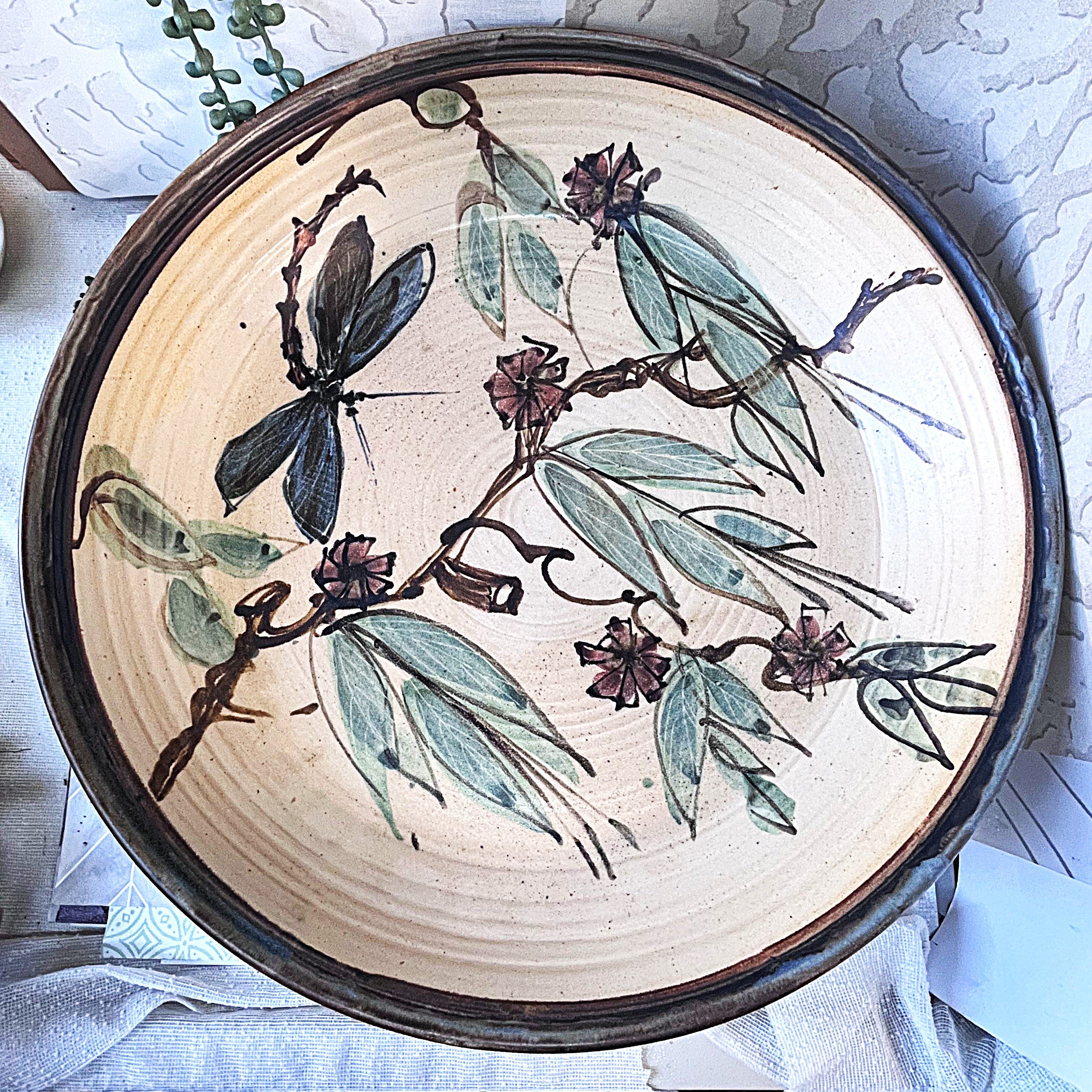 Master Potter: Chris Patton - Exhibition Scale Studio Pottery Charger