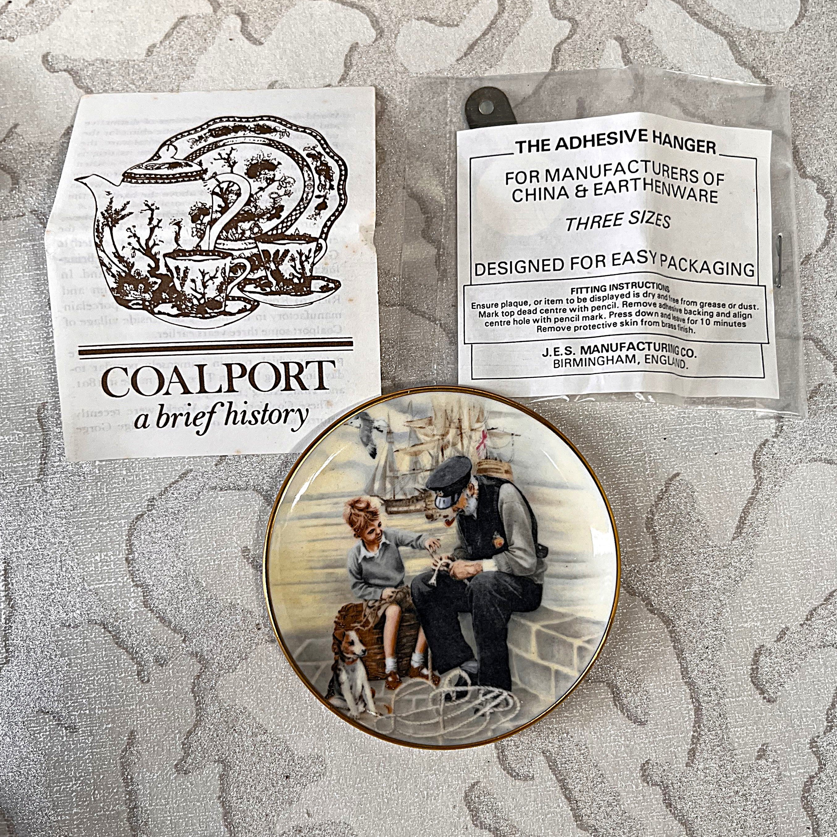 Trinkets: Coalport Bone China Miniature Plate