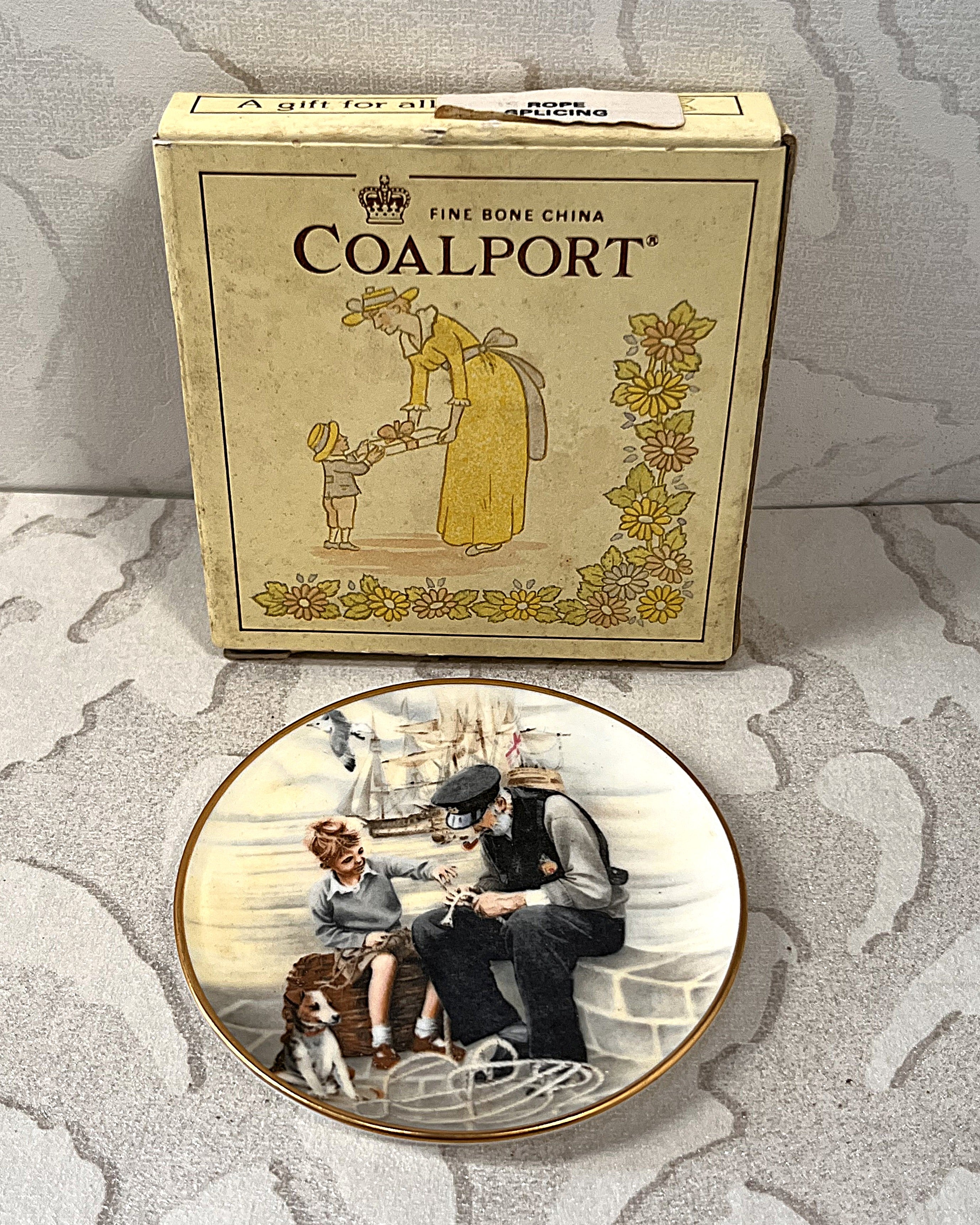 Trinkets: Coalport Bone China Miniature Plate