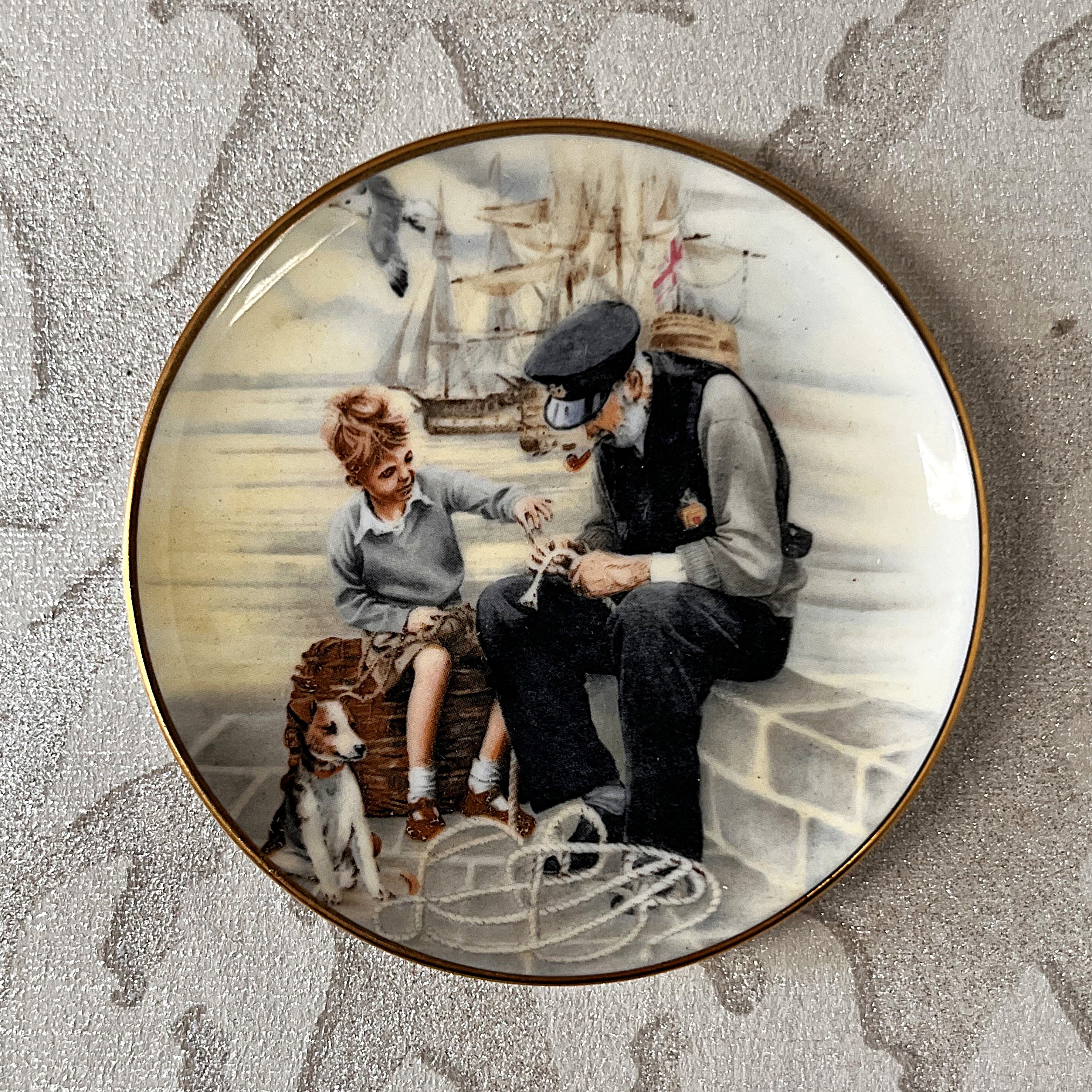 Trinkets: Coalport Bone China Miniature Plate