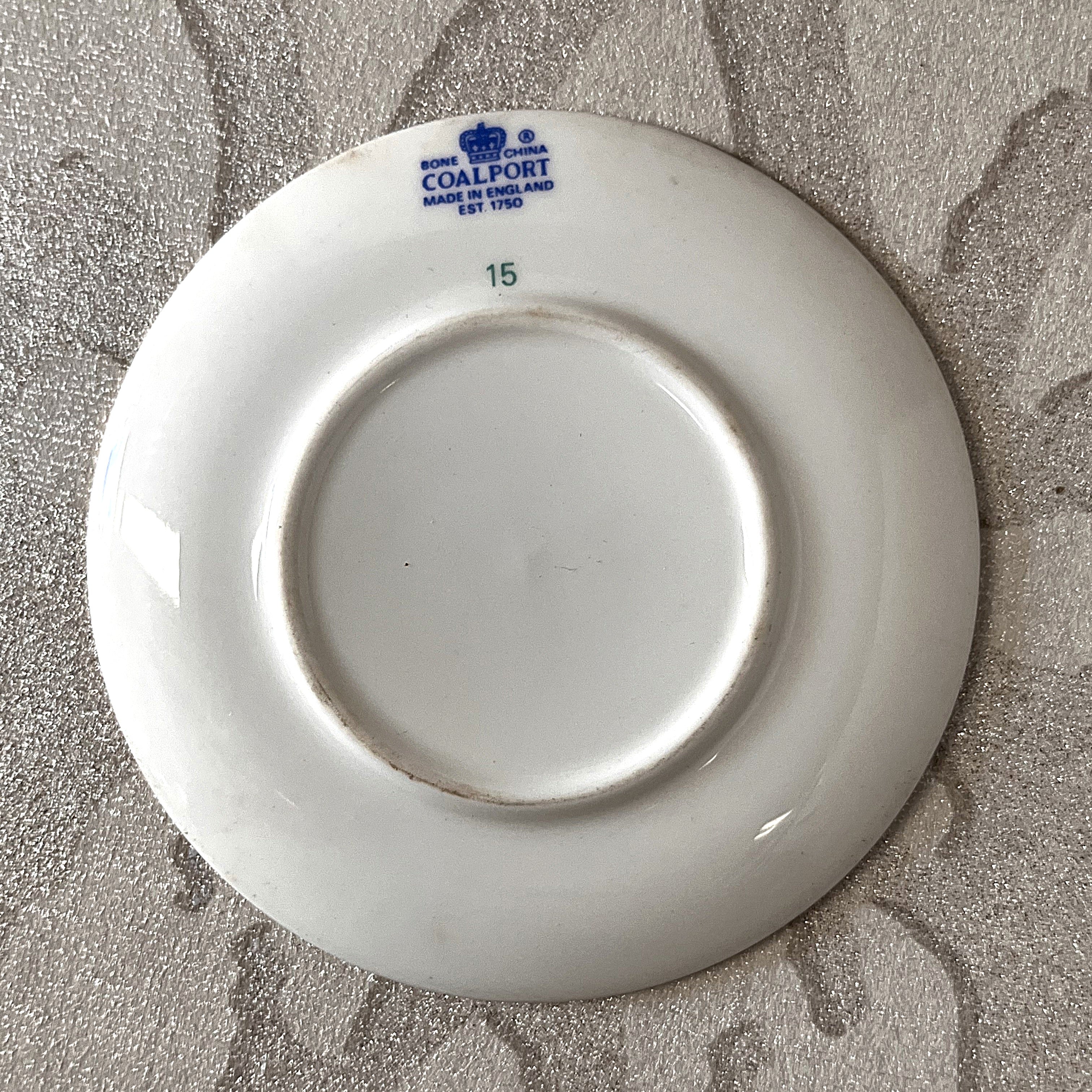 Trinkets: Coalport Bone China Miniature Plate
