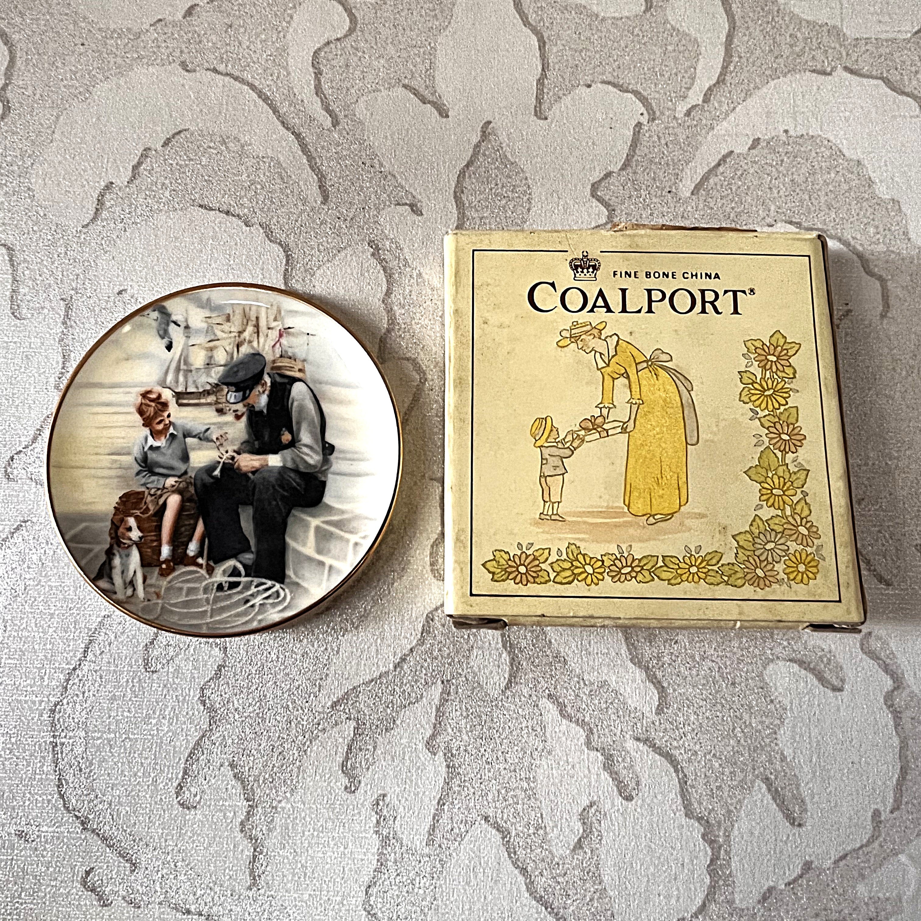 Trinkets: Coalport Bone China Miniature Plate