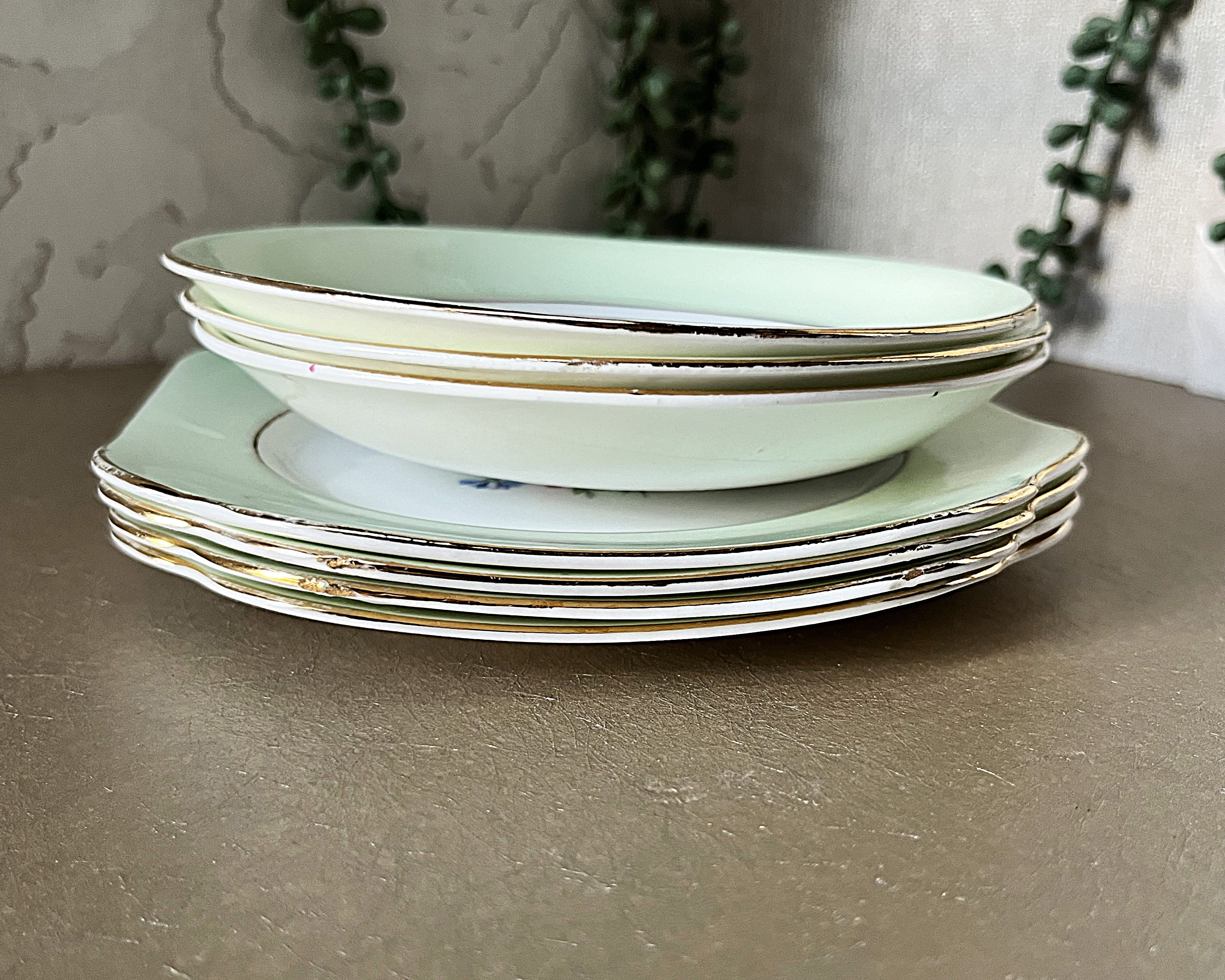 High Tea: Royal Vale Cake Plate and Saucer Set, 7