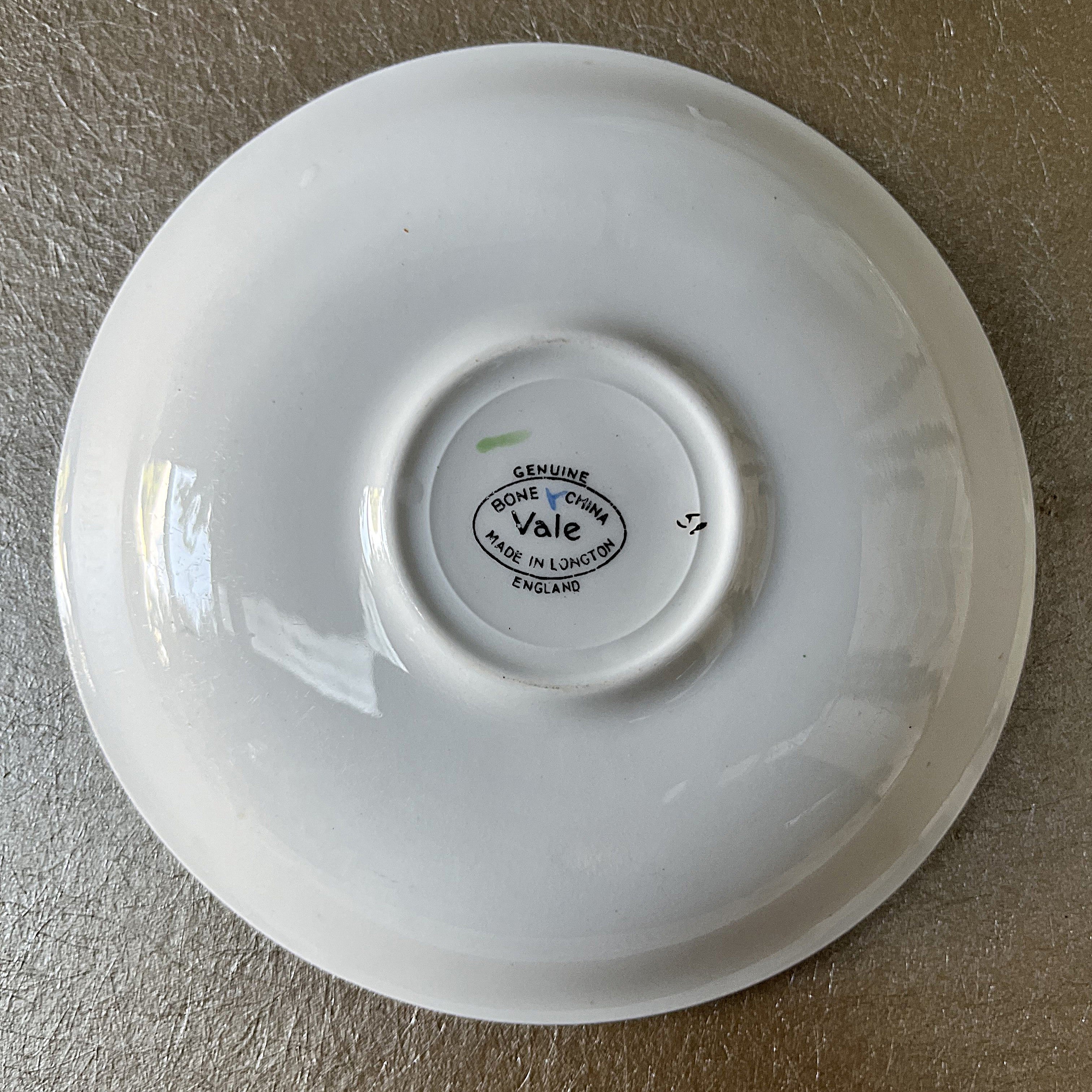 High Tea: Royal Vale Cake Plate and Saucer Set, 7