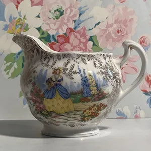 High Tea: Colclough English Chintz Crinoline Lady Creamer