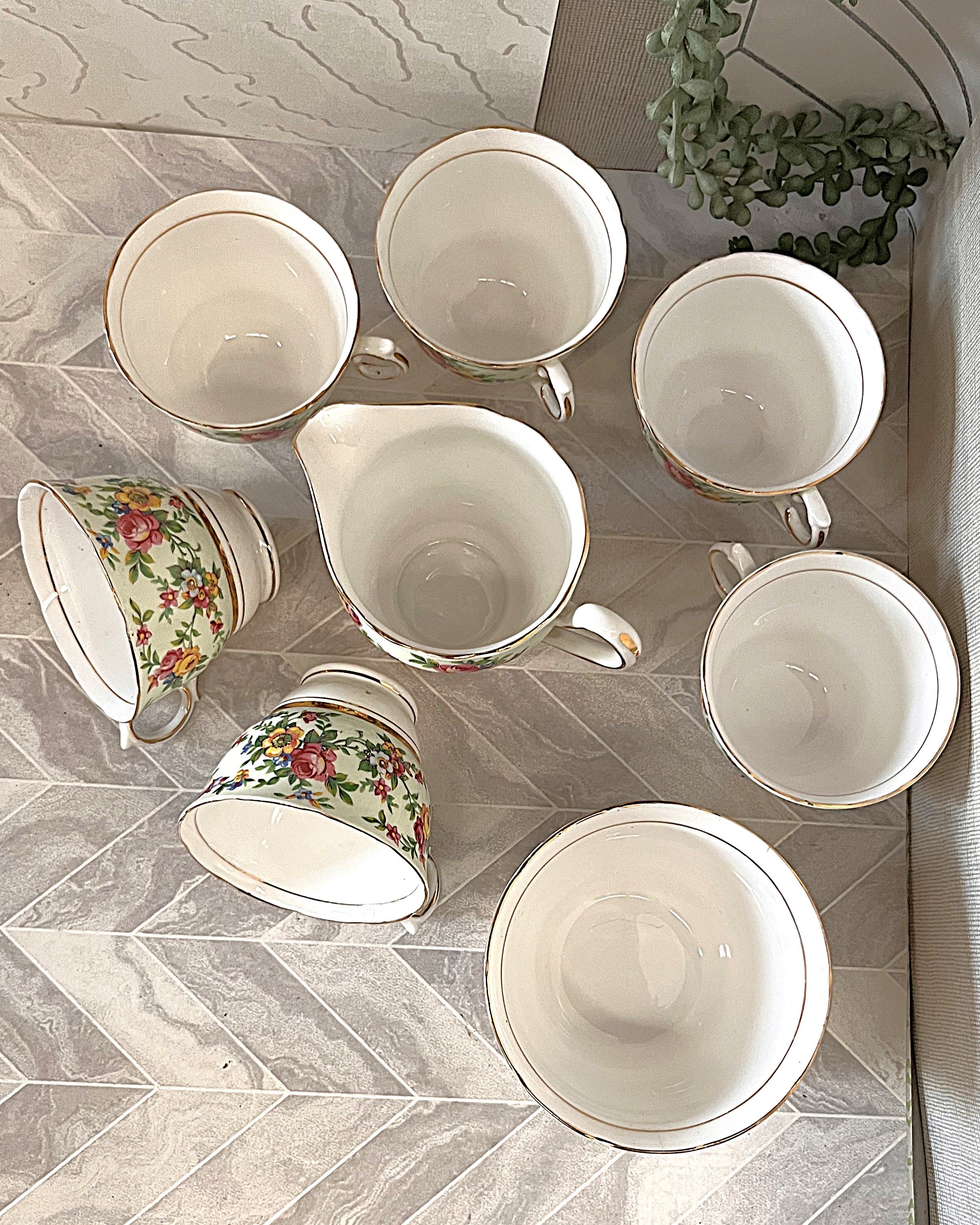 Coffee Tea Service: Colclough English Floral Chintz, 21