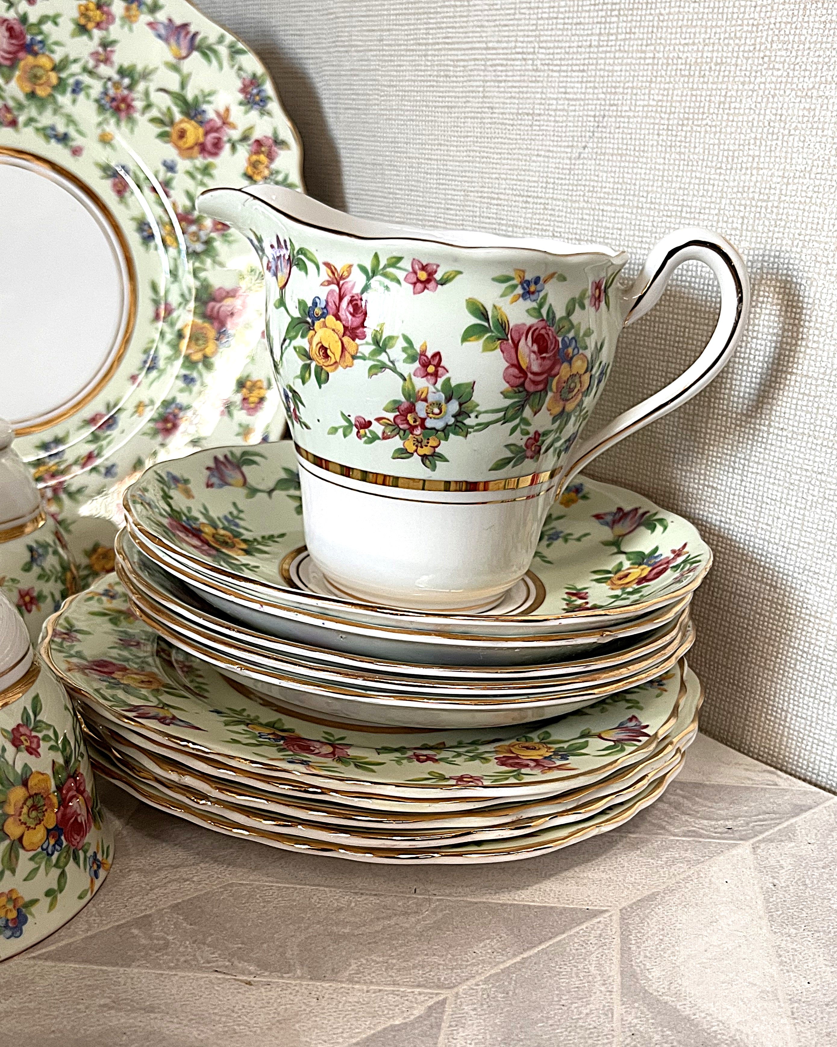 Coffee Tea Service: Colclough English Floral Chintz, 21