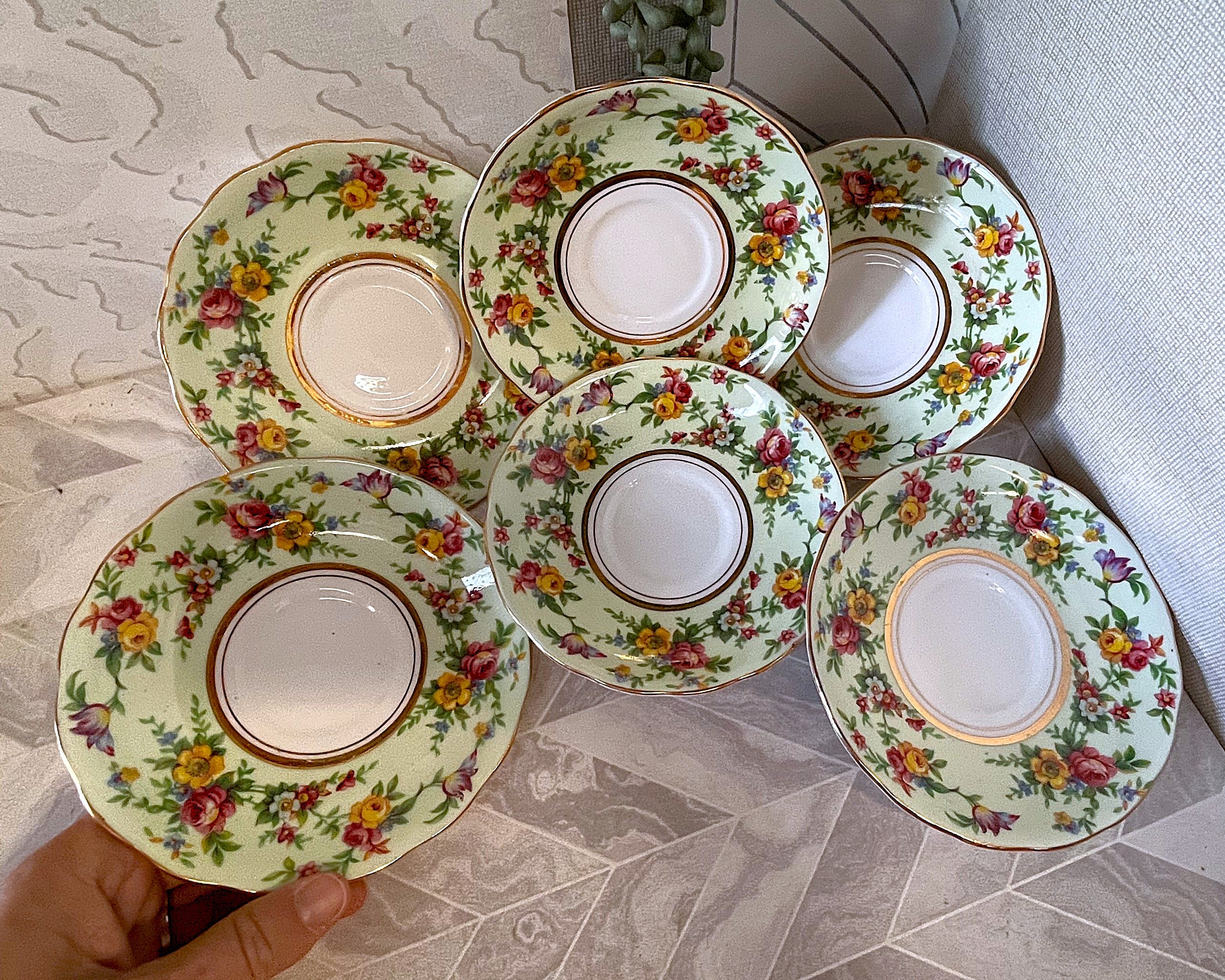 Coffee Tea Service: Colclough English Floral Chintz, 21